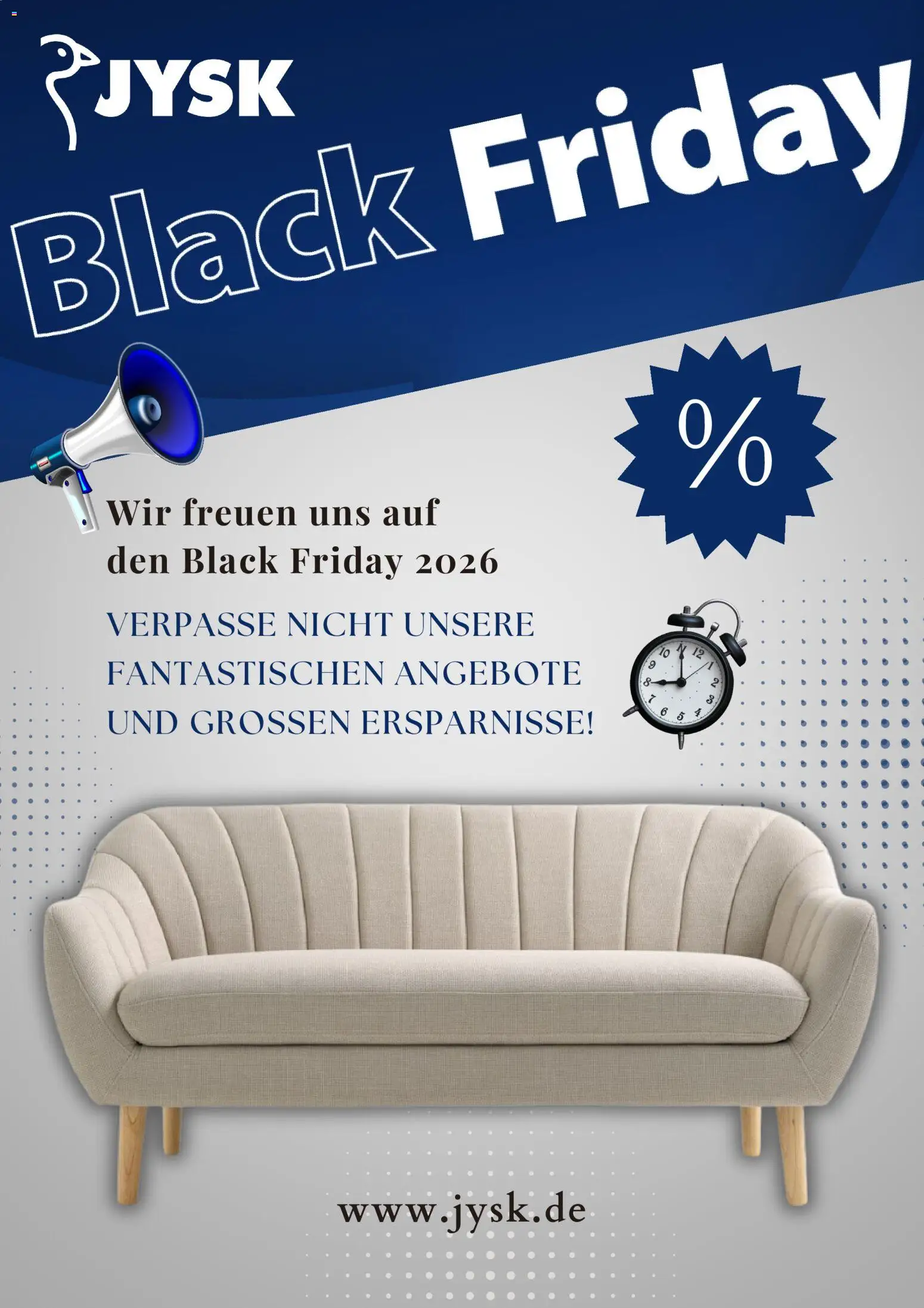 JYSK Black Friday Ankündigung – gültig ab 15.10.2026 | Seite: 1