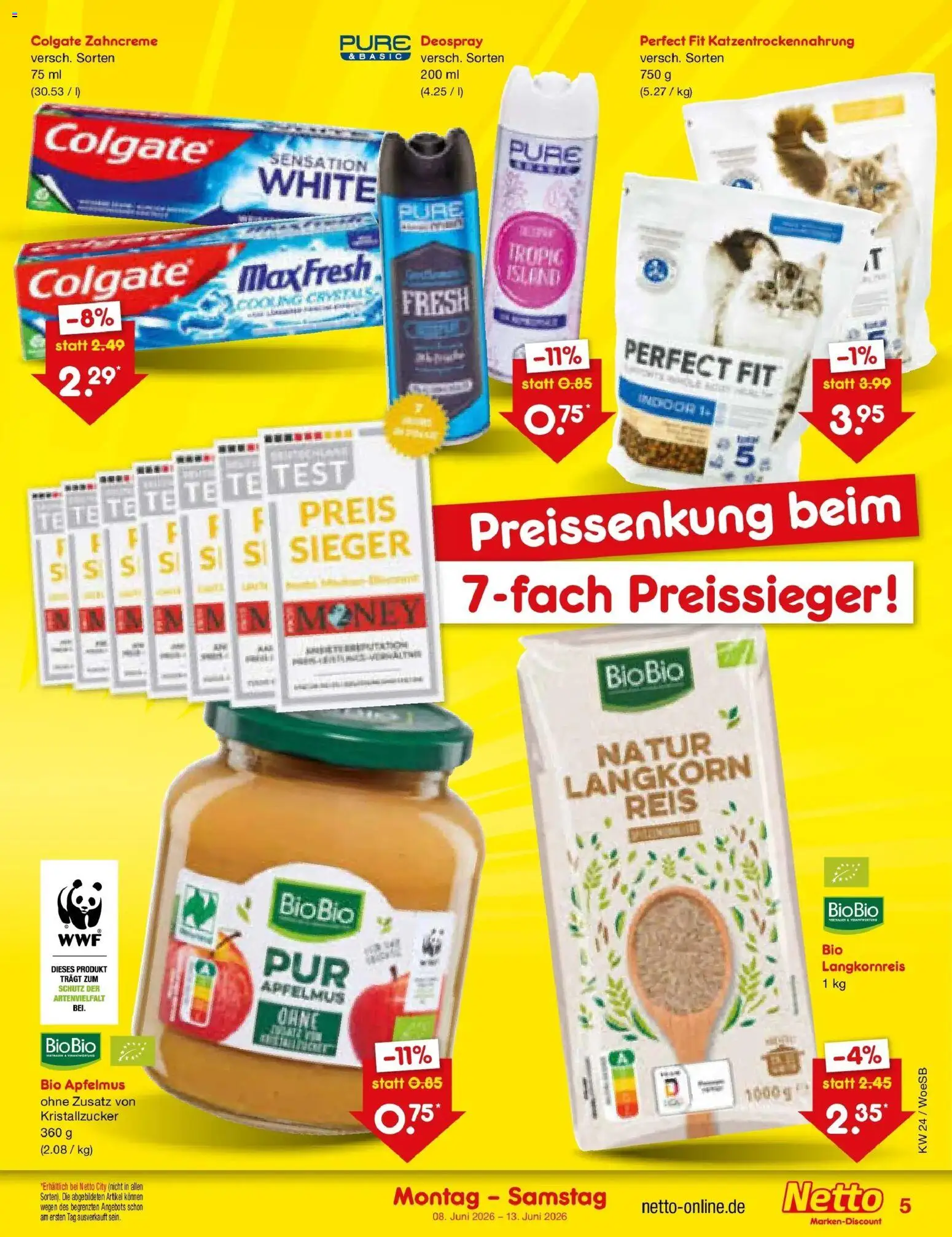 Netto Marken-Discount Prospekt Gemmingen – gültig ab 08.06.2026 | Seite: 9 | Produkte: Deospray, Reis