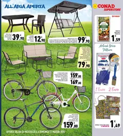 Anteprima del volantino TAVOLO OTELLO, tipo rattan colore antracite e bianco, dimensioni 80x140cm valido a partire dal 06.05.2026 | Pagina: 24