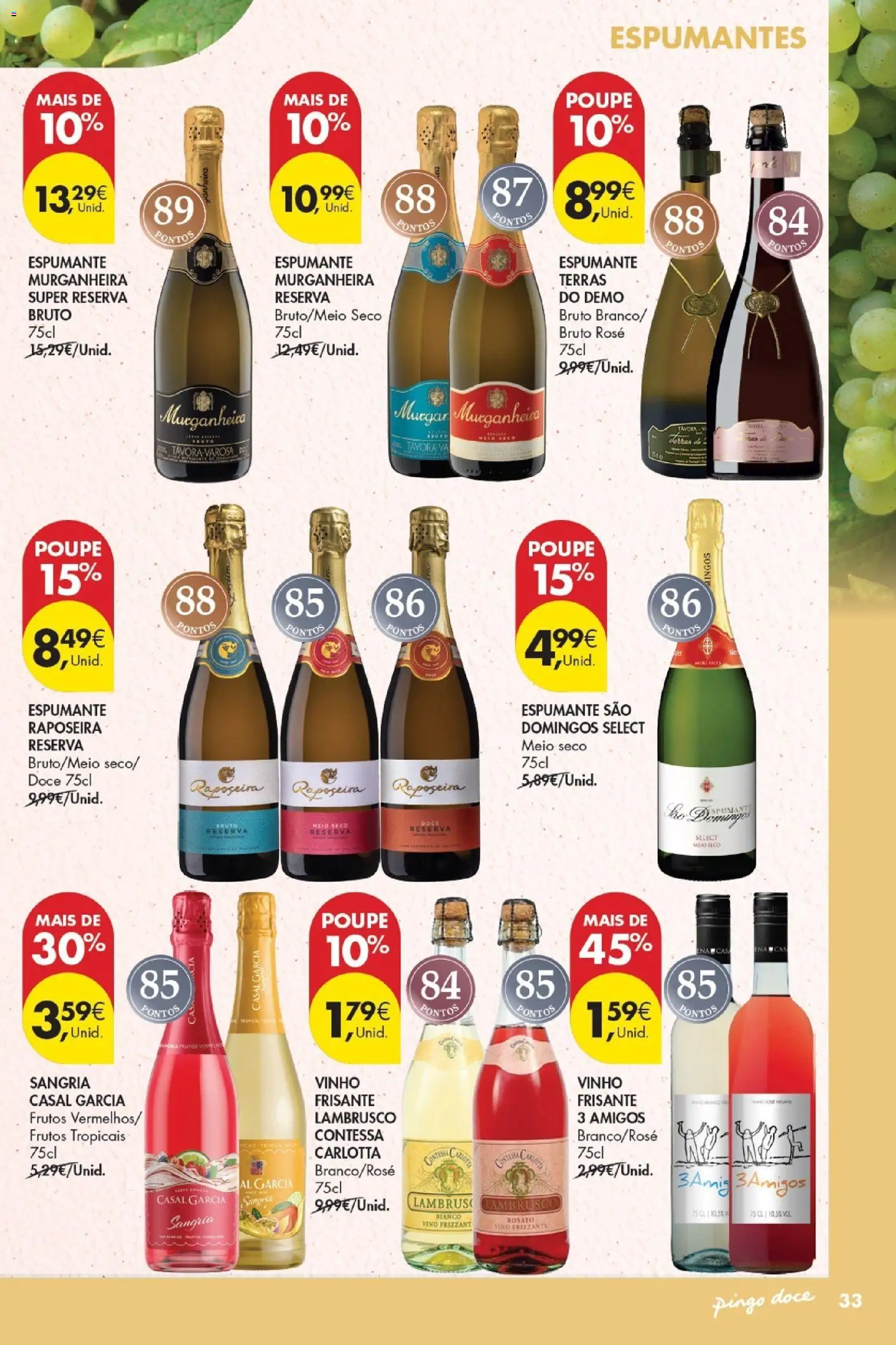 Pingo Doce - Vinhos e Sabores de Portugal Madeira │ válido de 15/09/2026 | Página: 33 | Produtos: Espumante, Vinho