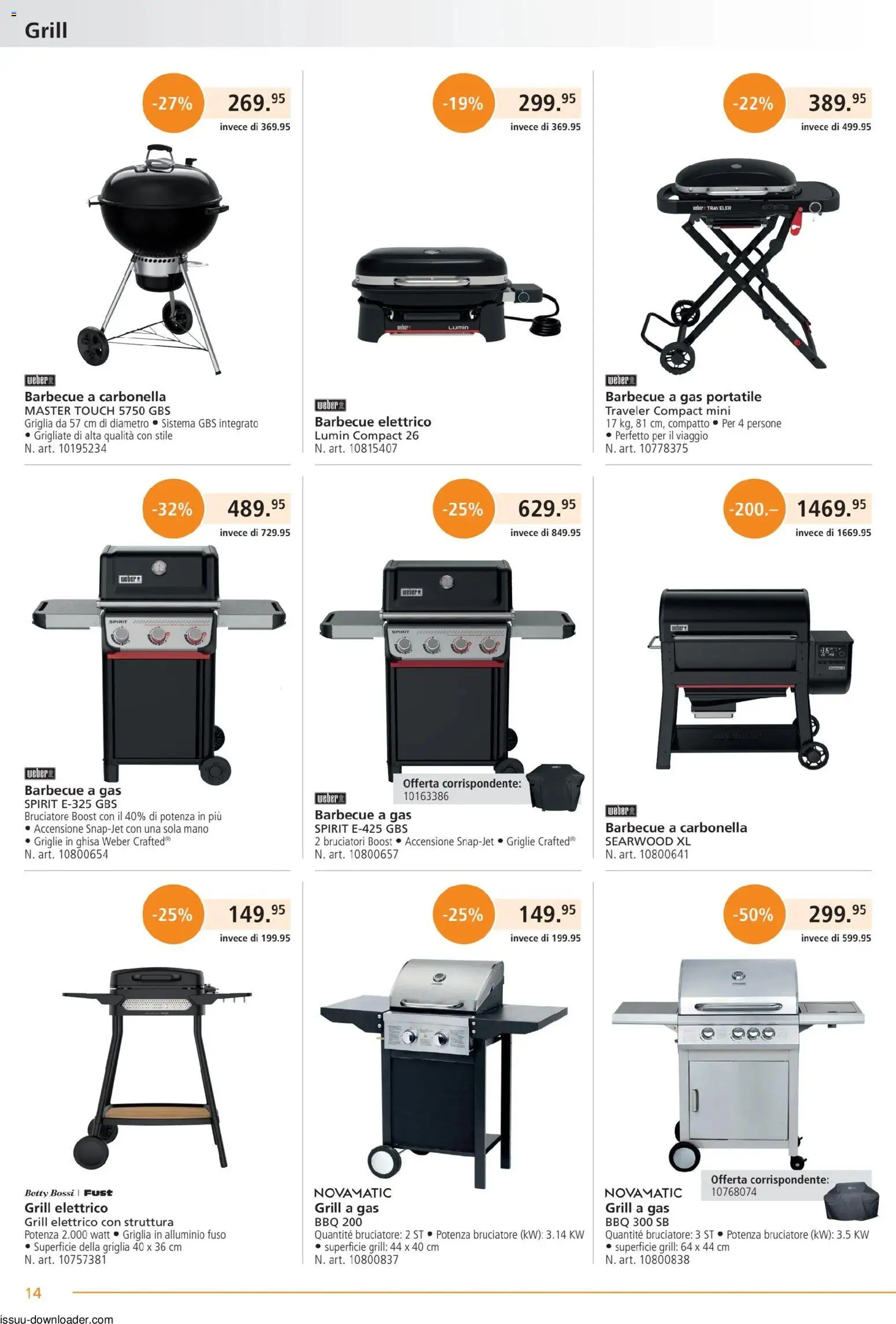 Fust aktionen IT – gültig ab 01.05.2026 | Seite: 14 | Produkte: Grill