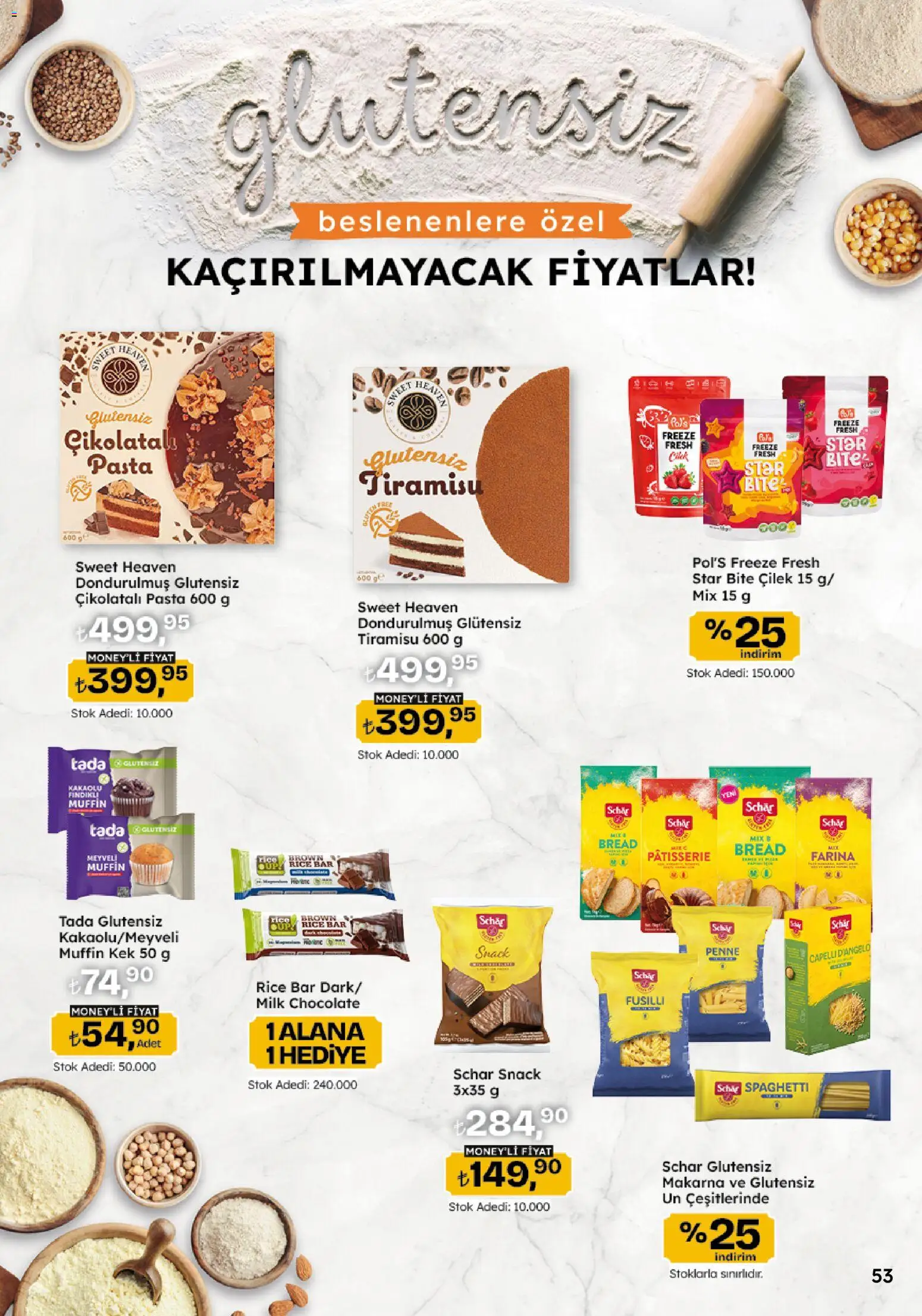 Migros Katalog - 5M Migroskop Dijital - 05 Ekim 2026 tarihinden itibaren geçerlidir | Sayfa: 53 | Ürünler: Çilek, Makarna, Et