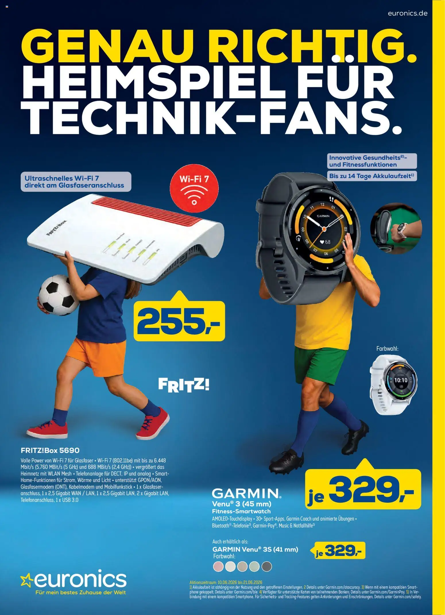 Euronics  Heimspiel für Technik-Fans – gültig ab 10.06.2026 | Seite: 1 | Produkte: USB, Box