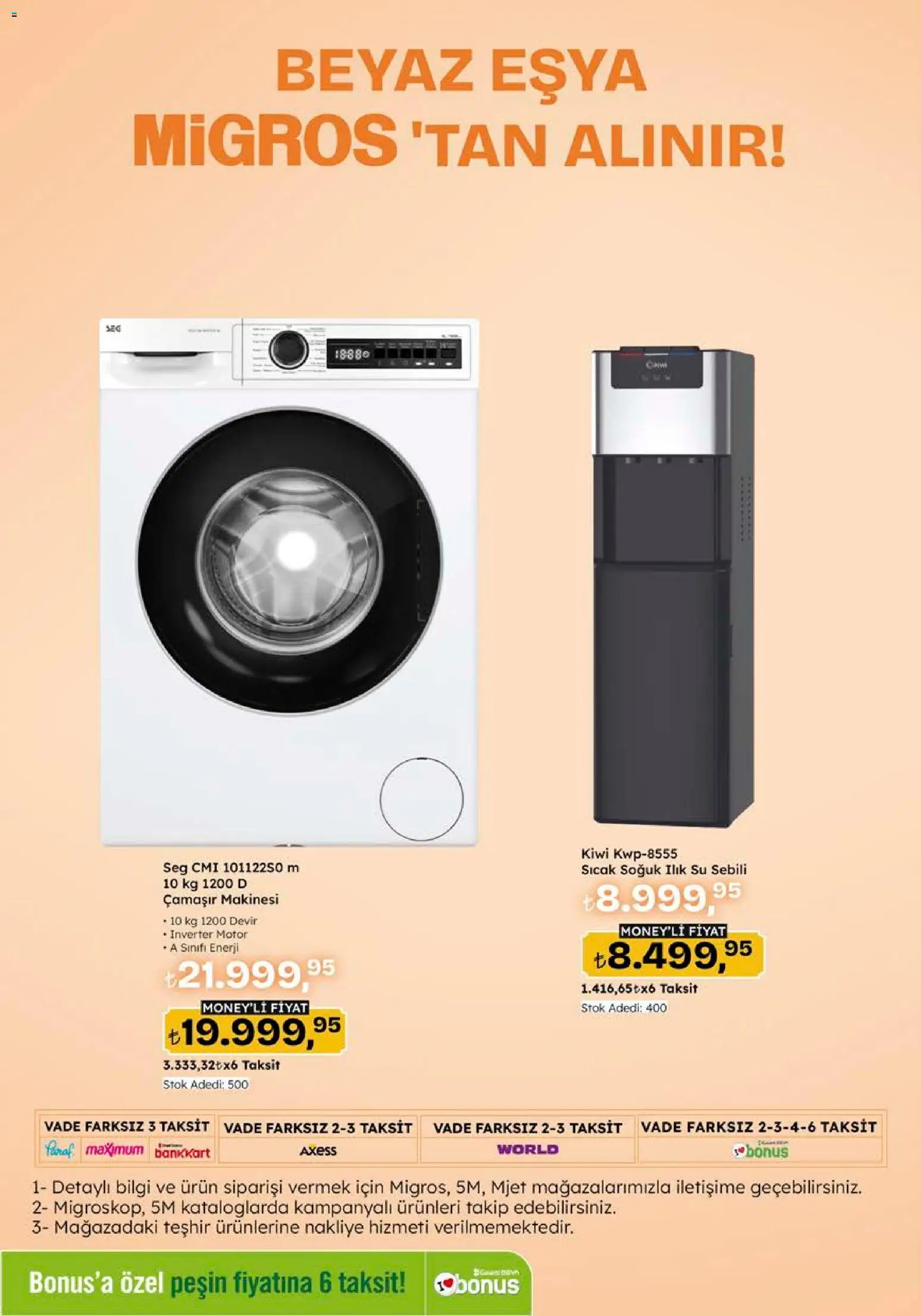 Migros Katalog - 5M Migroskop Dijital - 10 Eylül 2026 tarihinden itibaren geçerlidir | Sayfa: 170 | Ürünler: Su, Su sebili, Çamaşır makinesi