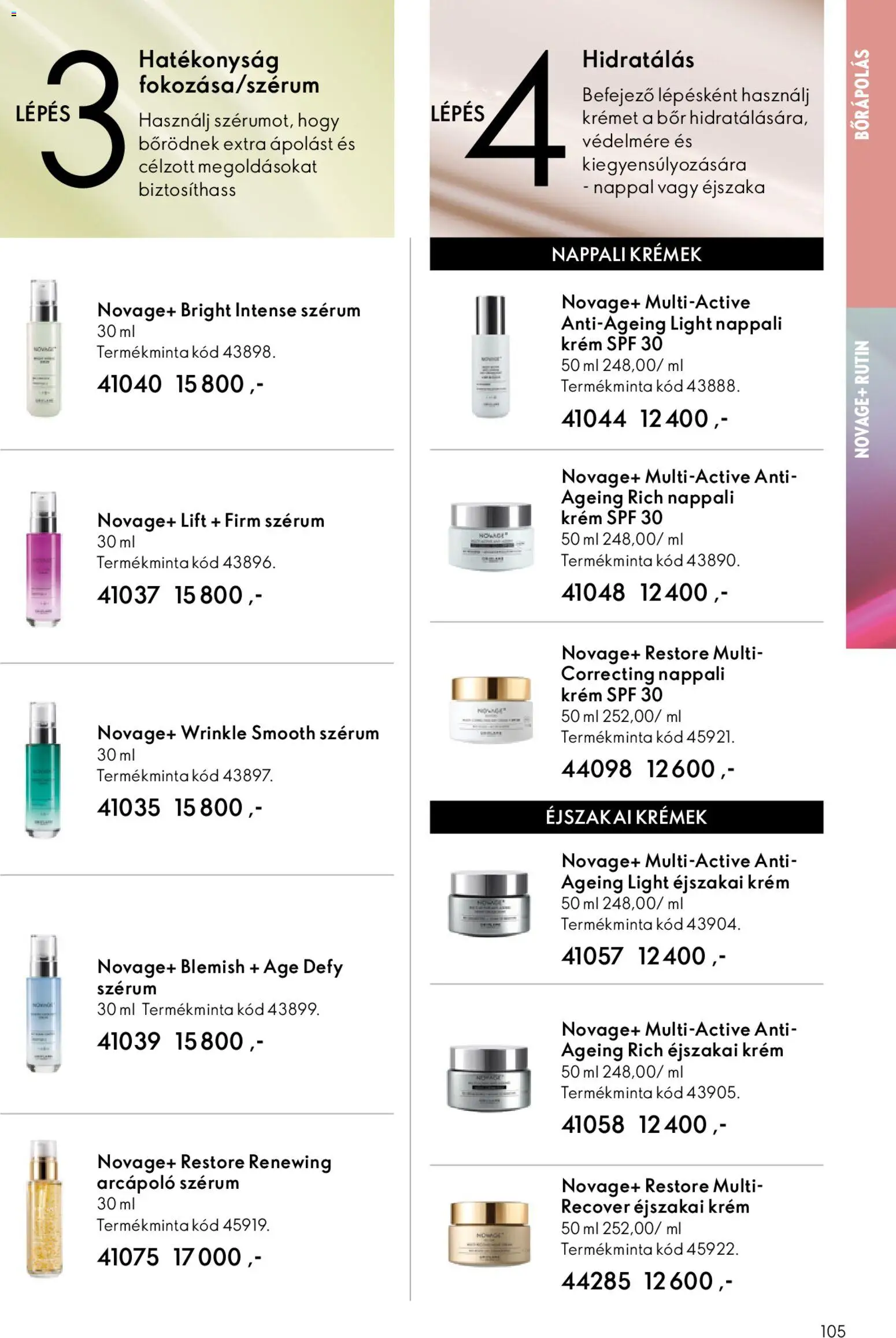 Oriflame akciós ujság - amely érvényes a következő dátumtól: 06.05.2026 | Oldal: 105 | Termékek: Bor