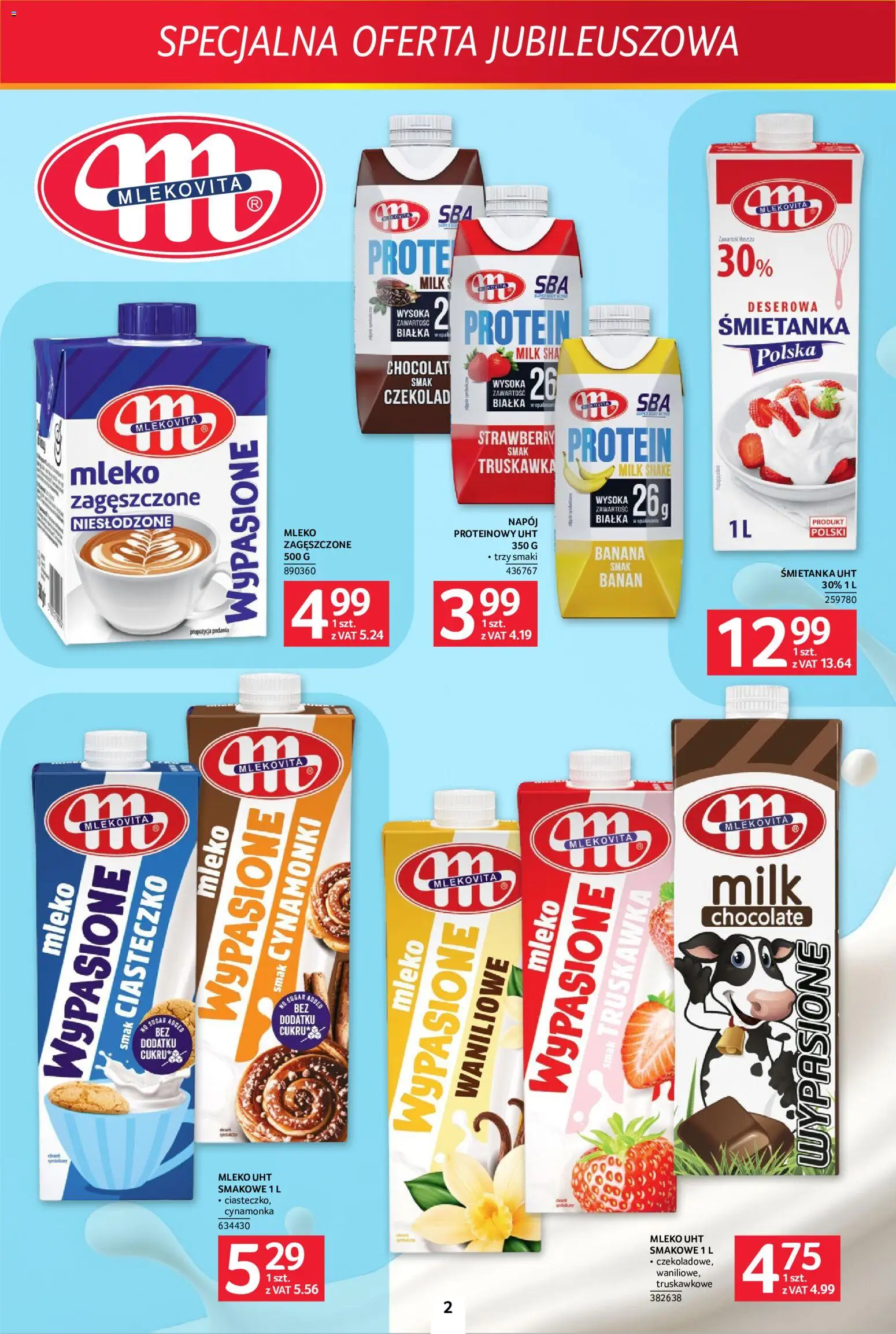 Selgros cash&carry gazetka - Specjalna oferta jubileuszowa od 18.06.2026 | Strona: 2 | Produkty: Mleko, Banan
