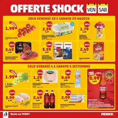 Anteprima del volantino PETTO DI TACCHINO AL FORNO LE FRESCHETTE, a fette, 140 g - al kg 9,21 € valido a partire dal 27/08/2026 | Pagina: 20