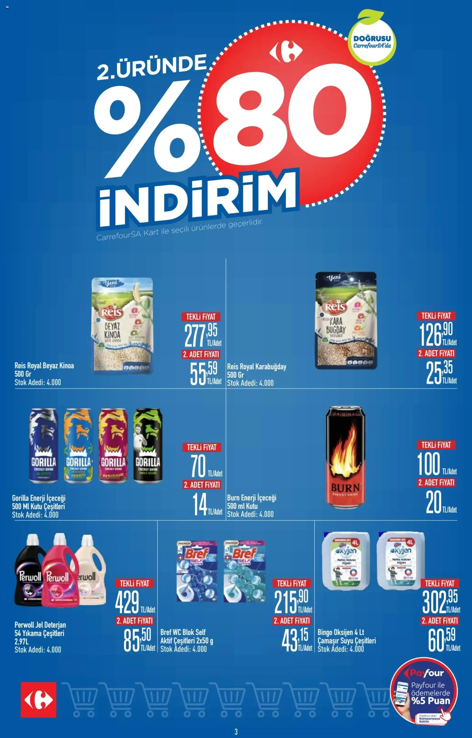CarrefourSA Katalog - 06 Ağustos 2026 tarihinden itibaren geçerlidir | Sayfa: 3 | Ürünler: Kutu, Mango, Kinoa, Enerji içeceği