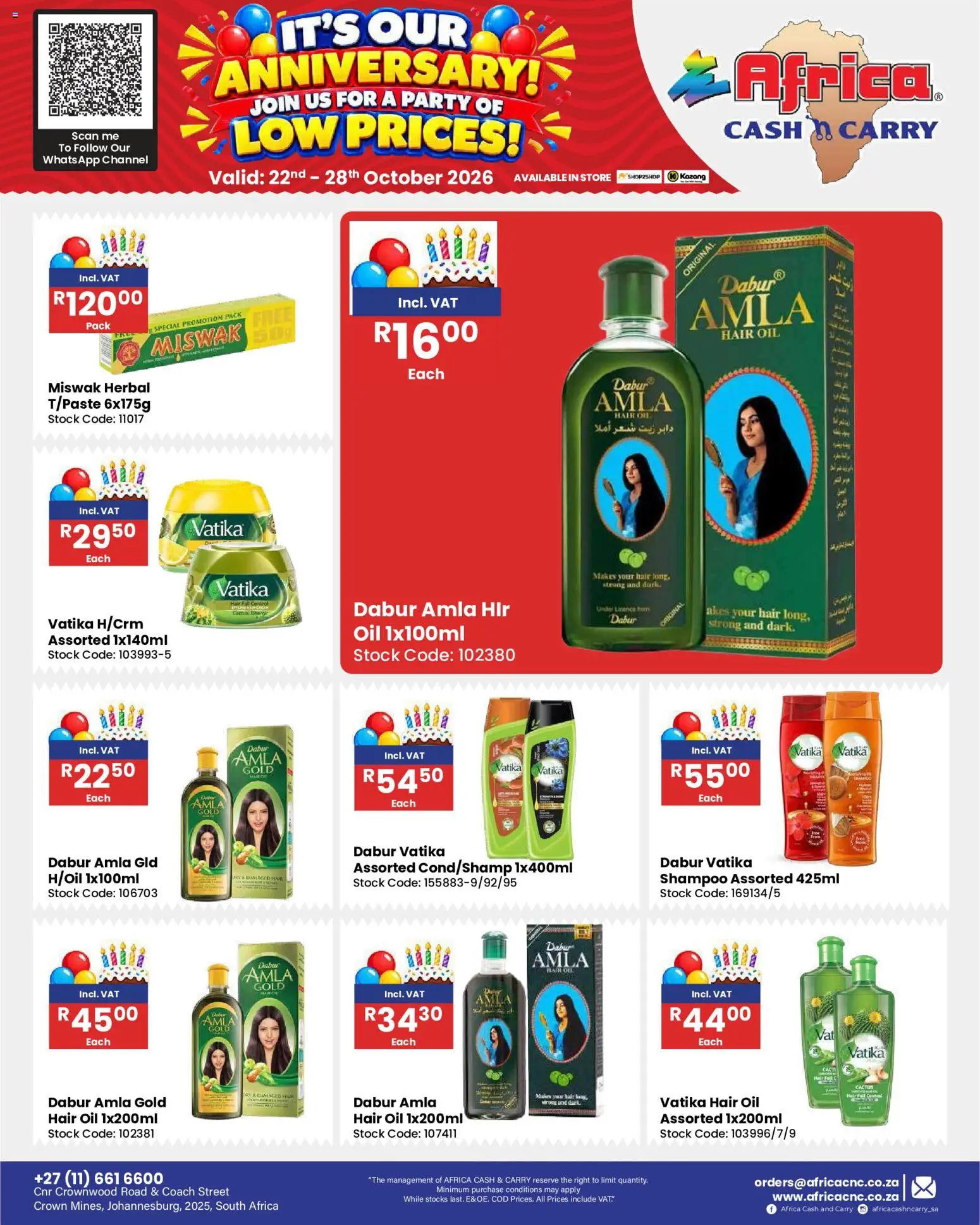 New Africa Cash & Carry catalogue – valid from 22/10/2026 | Page: 128