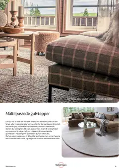 Forhåndsvisning av Møbelringen Årets hyttemagasin gyldig fra 01/08/2026 | Side: 19 | Produkter: Rom, Tepper, Gulv
