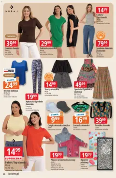 Pogląd oferty "E.Leclerc gazetka" - ważna od 16.06.2026 | Strona: 26 | Produkty: Karta, Płaszcz, Spodnie, Torebka