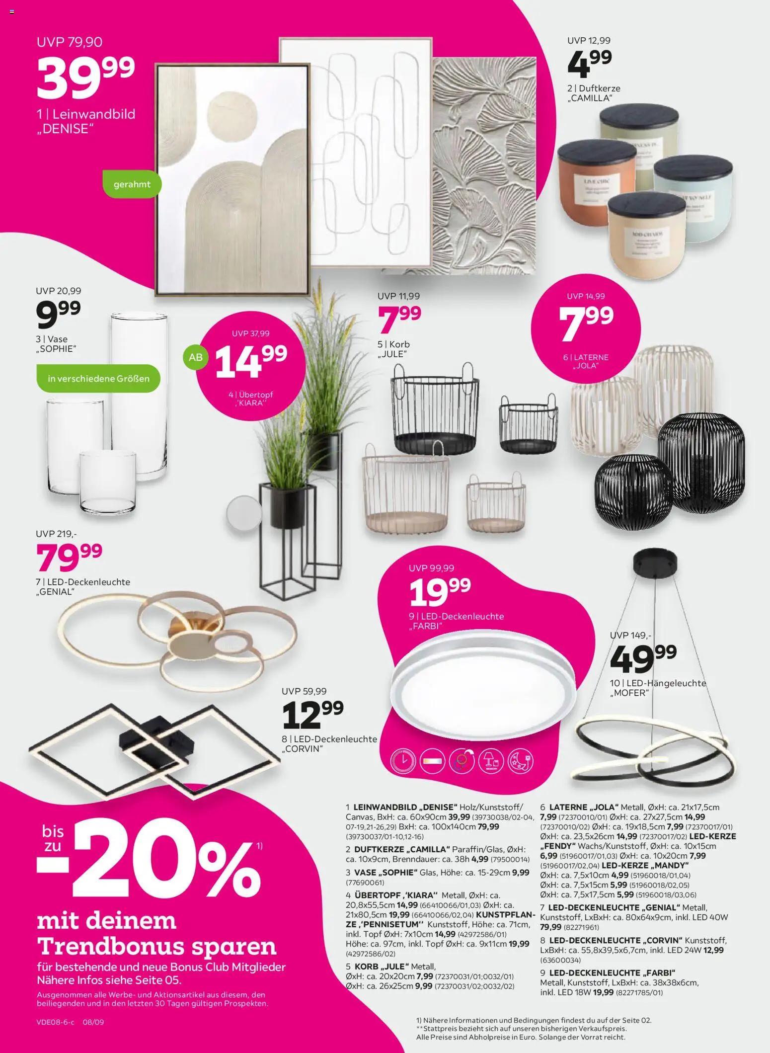 Mömax Prospekt – gültig ab 10.08.2026 | Seite: 8 | Produkte: Korb, Vase