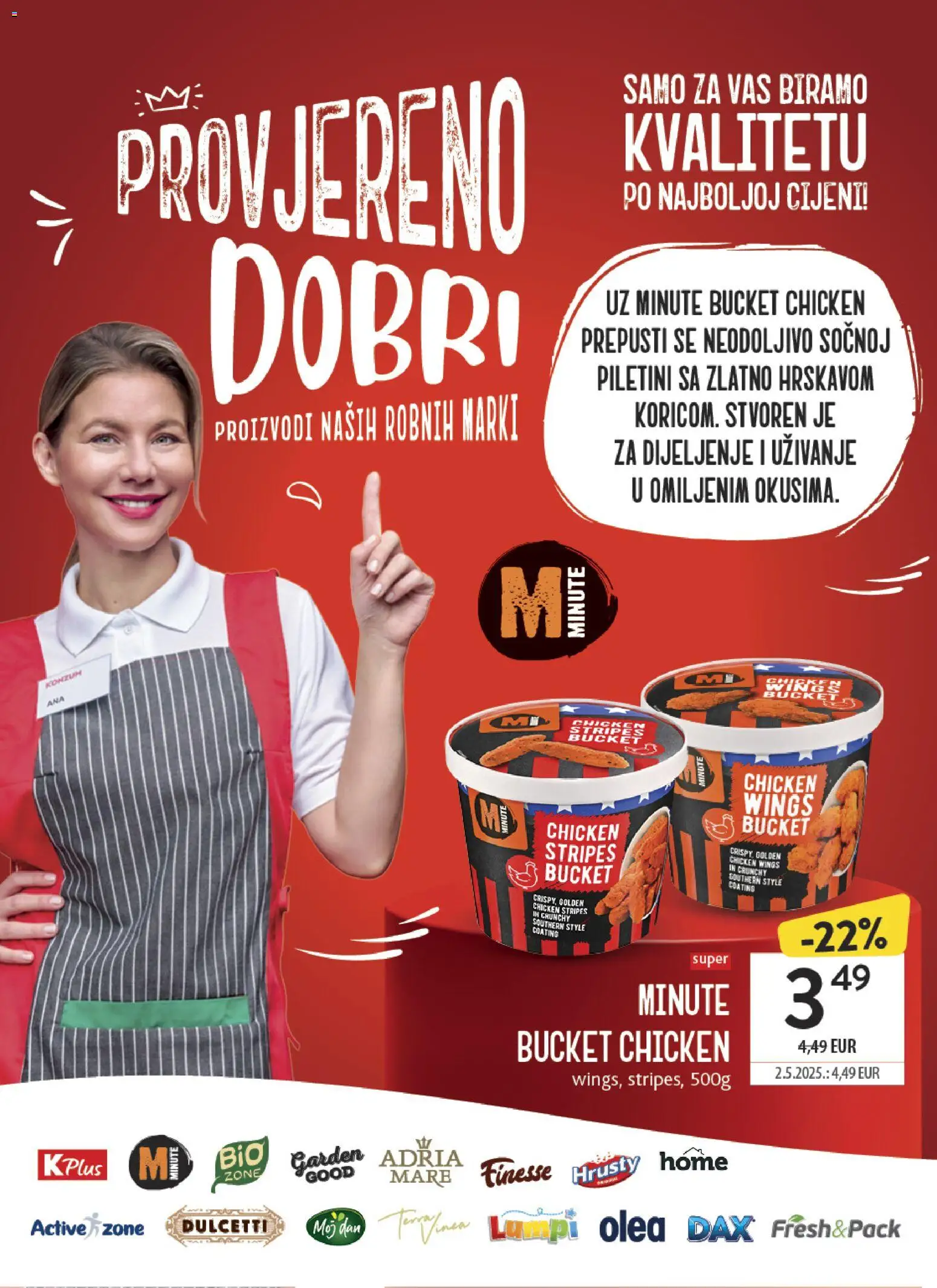 Konzum HR akciós ujság - amely érvényes a következő dátumtól: 2026.07.08. | Oldal: 43