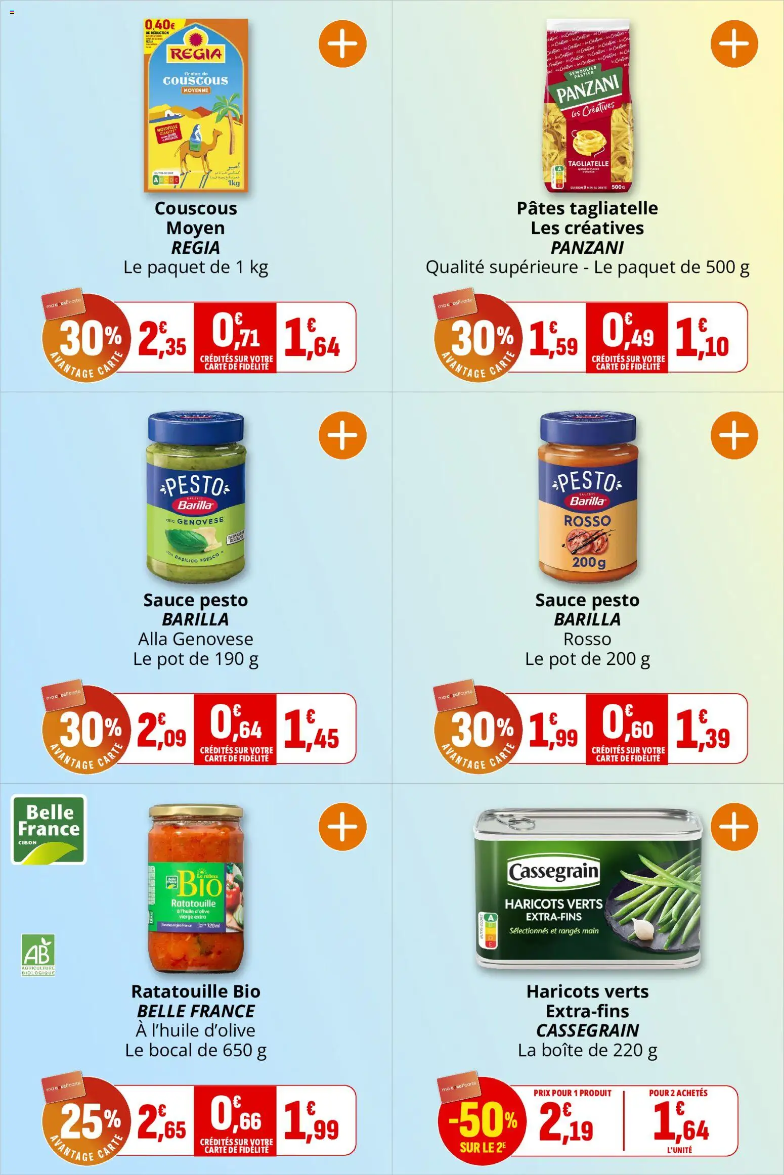 {H1} | Page: 26 | Produits: Haricots verts, Pesto, Couscous, Pâtes