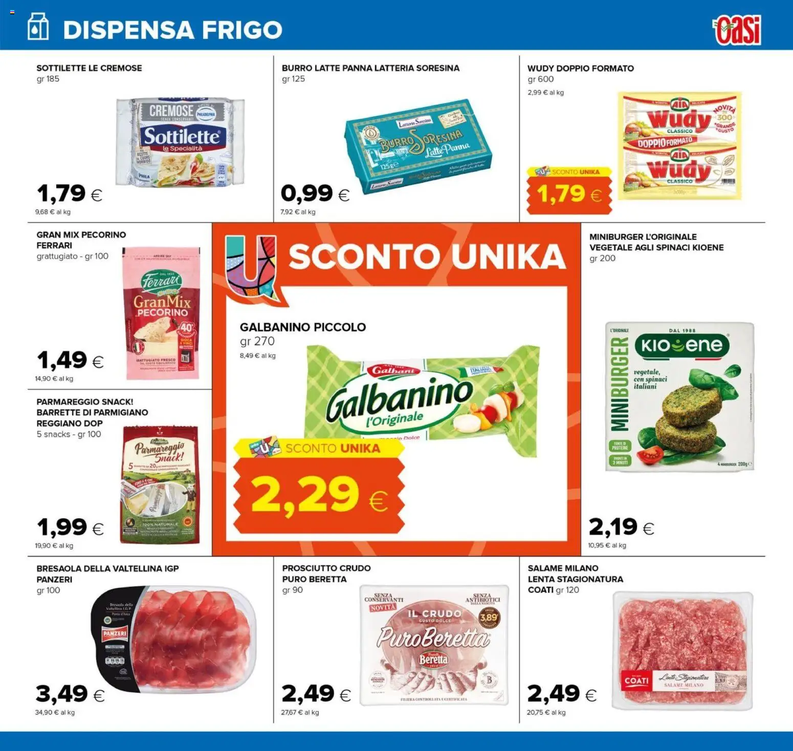 Volantino Oasi del 20.05.2026 | Pagina: 17 | Prodotti: Bresaola, Latte, Prosciutto, Pecorino