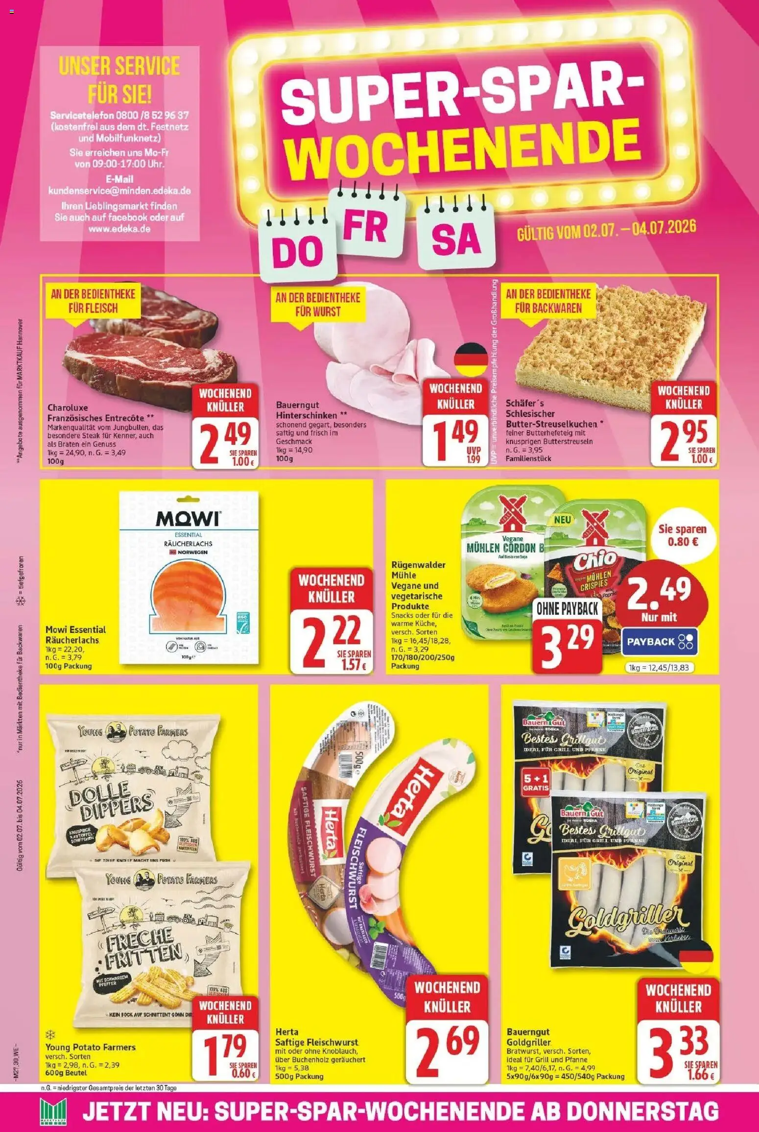 Marktkauf - Wochenangebote – gültig ab 28.06.2026 | Seite: 32 | Produkte: Mühle, Entrecote, Räucherlachs, Wurst