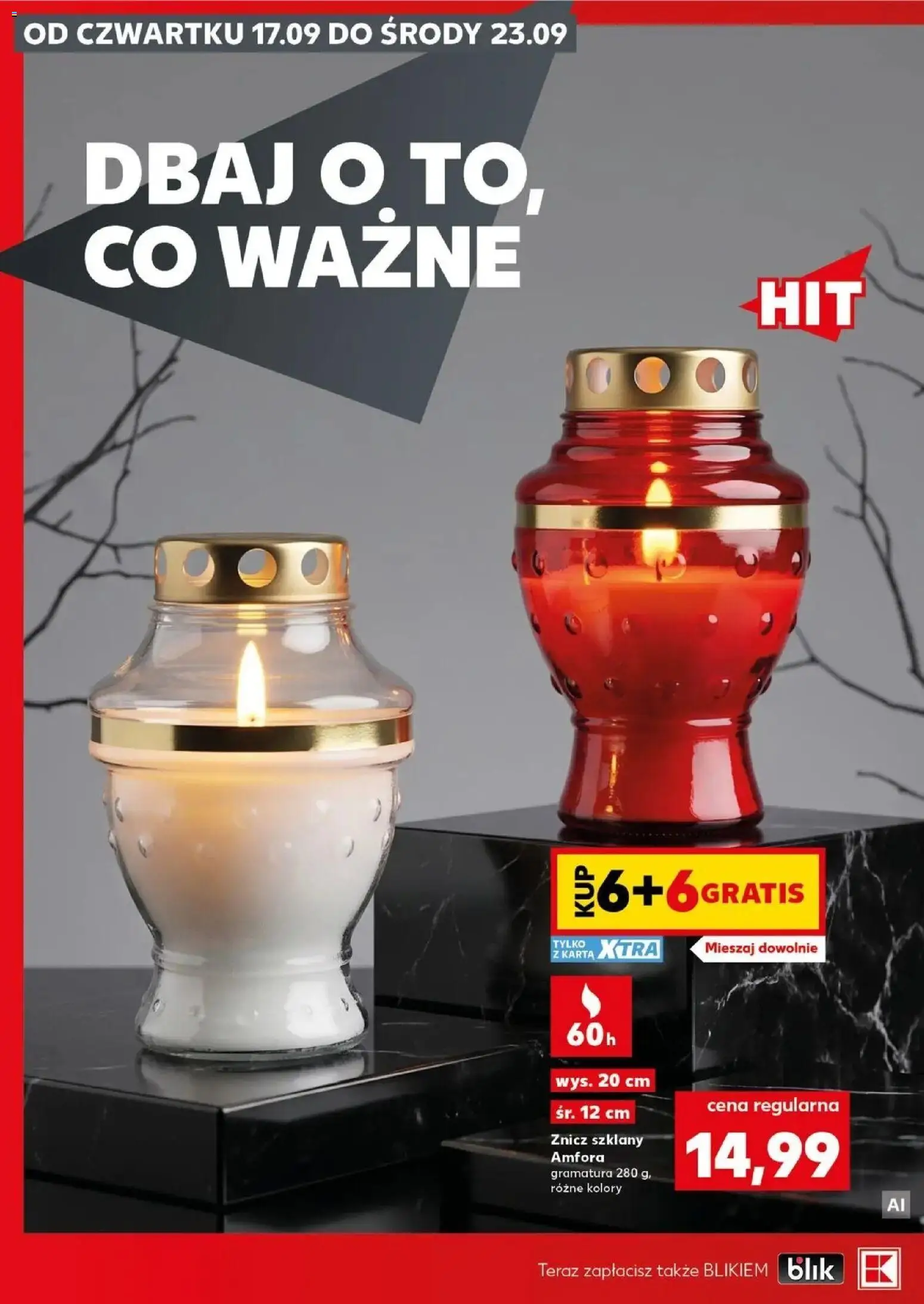 Kaufland gazetka - Znicze od 17.09.2026 - od jutra PDF | Strona: 10 | Produkty: Karta