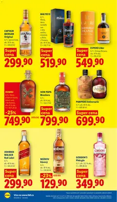 Náhled letáku GORDON'S Pink gin, 0,7 l, alk. 37,5 % obj. od 11.06.2026 | Strana: 28