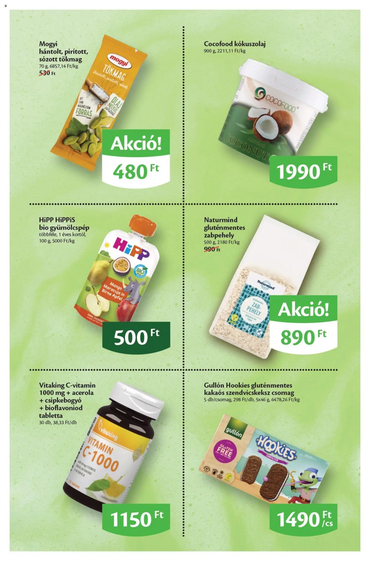 Ecofamily akciós ujság - amely érvényes a következő dátumtól: 2026.10.05. | Oldal: 2 | Termékek: Kókuszolaj, HiPP, Tabletta, Mangó