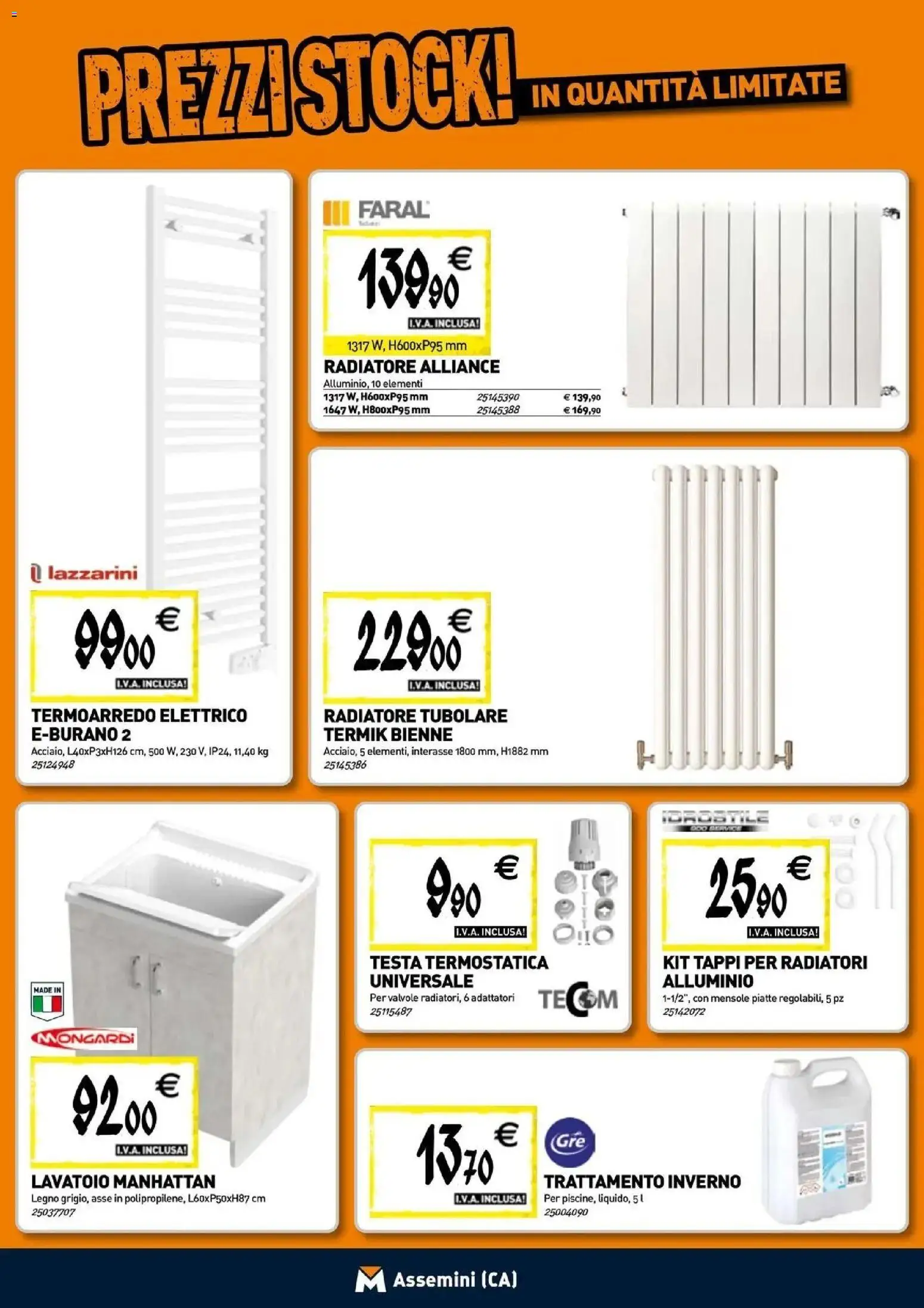 Nuovo TECNOMAT - Straordinari prezzi stock! dal 24/09/2026 > offerte anteprima 🛍️ | Pagina: 6 | Prodotti: Alluminio