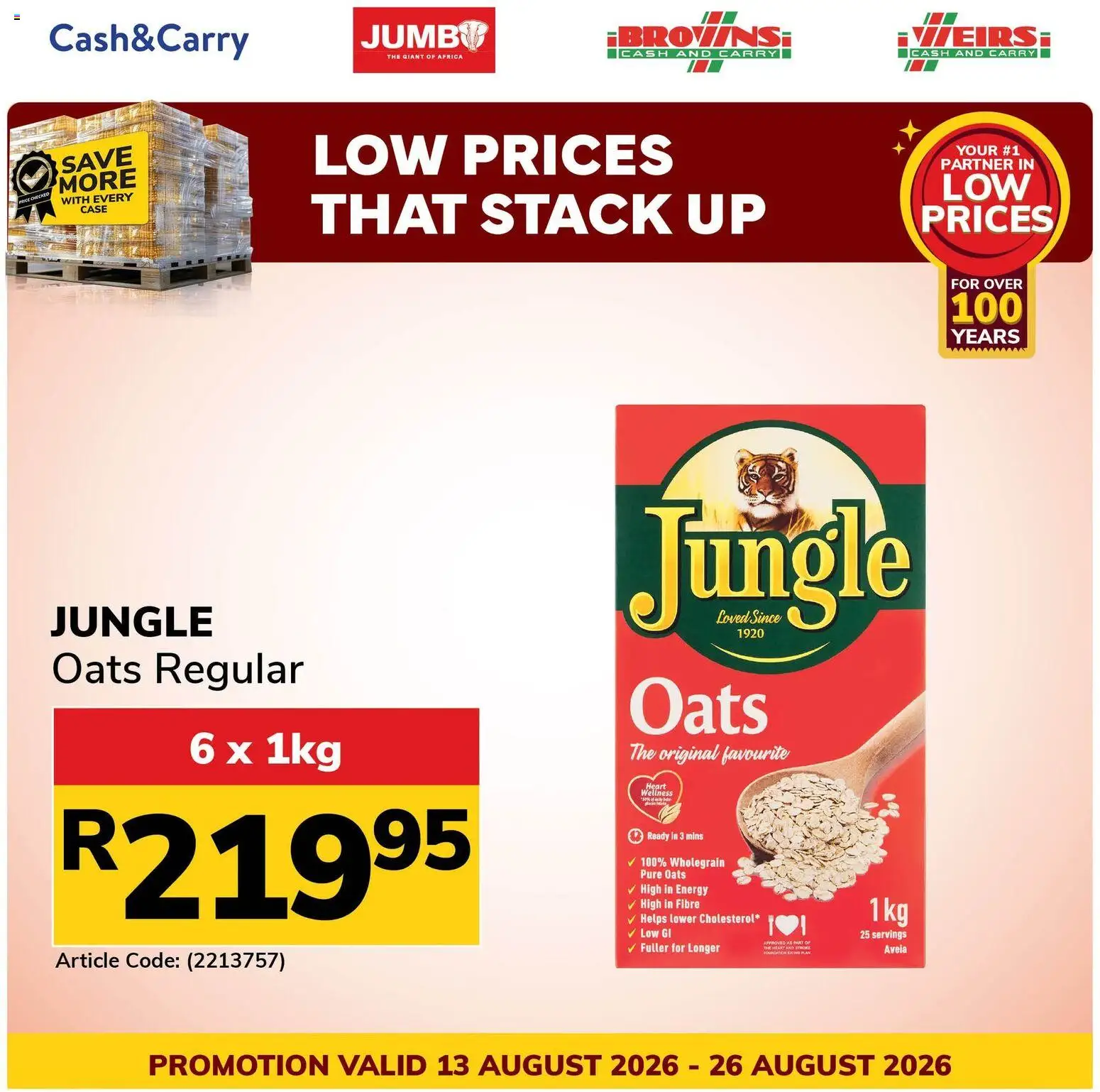 New Jumbo catalogue – valid from 13/08/2026 | Page: 5 | Products: Case, Oats