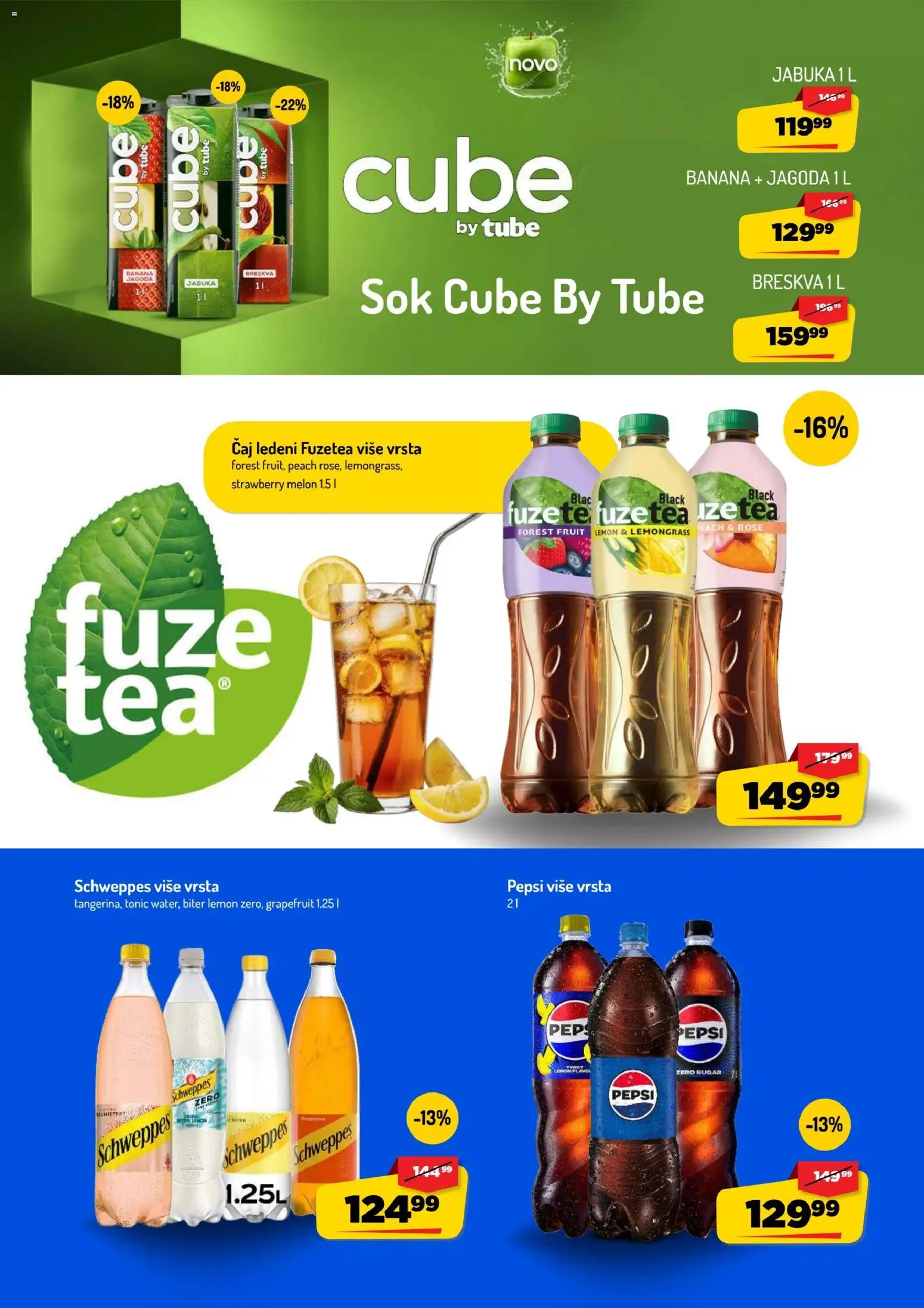 Aman katalog - važi od 31.08.2026 | Strana: 25 | Proizvode: Pepsi Zero, Schweppes, Sok, Pepsi