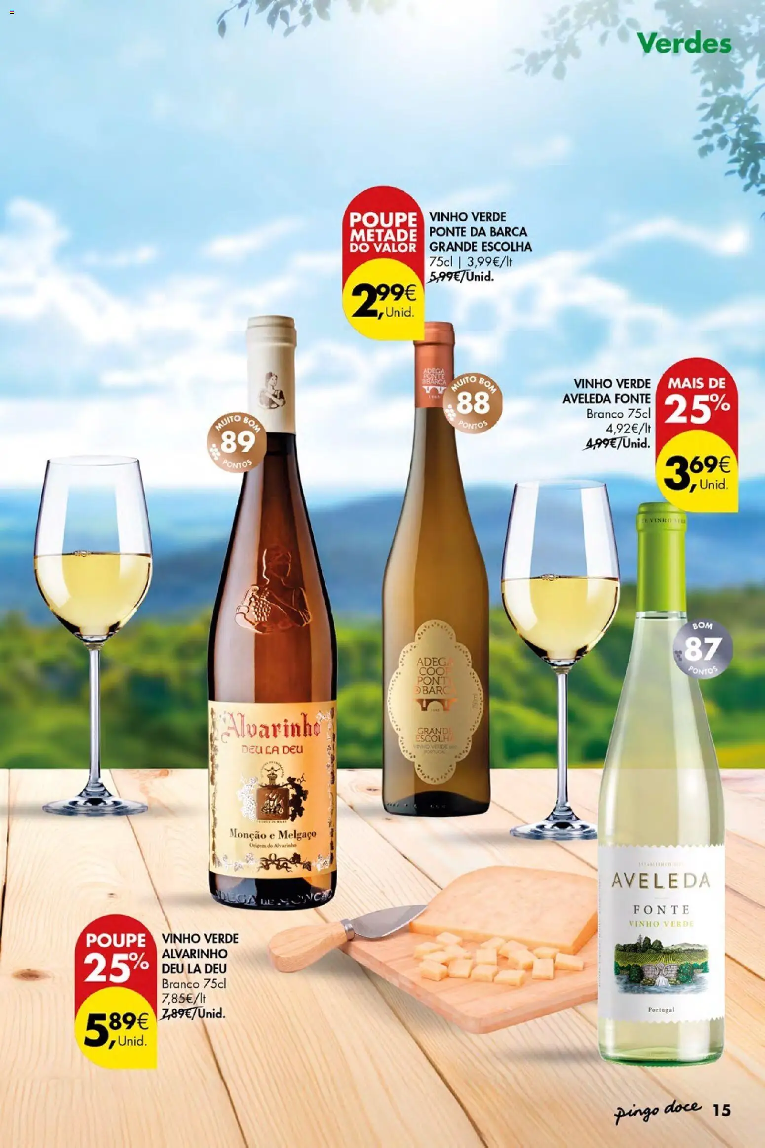 Pingo Doce Folheto Vinhos Frescos Açores │ válido de 02/07/2026 | Página: 15 | Produtos: Vinho