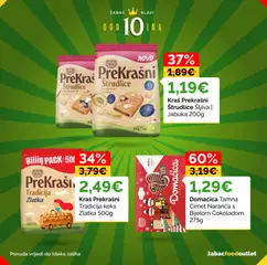 Žabac Katalog - Pregled kataloga iz trgovine Žabac, vrijedi od 04.05.2026 | Stranica: 22 | Proizvodi: Šljive, Keks, Šljiva, Jabuka