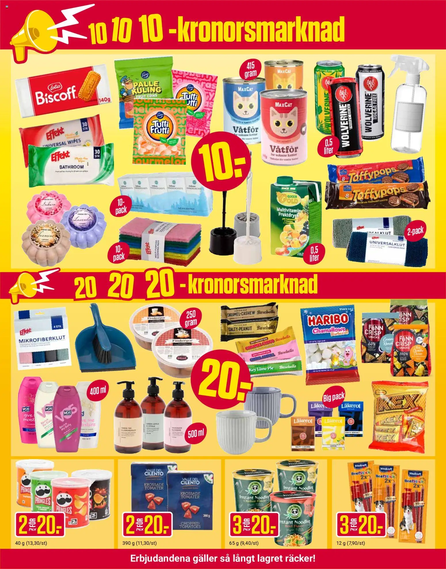 ÖoB reklamblad aktuell från 20/07/2026 | Sida: 2 | Produkter: Pringles, Krossade tomater, Galler, Tomater