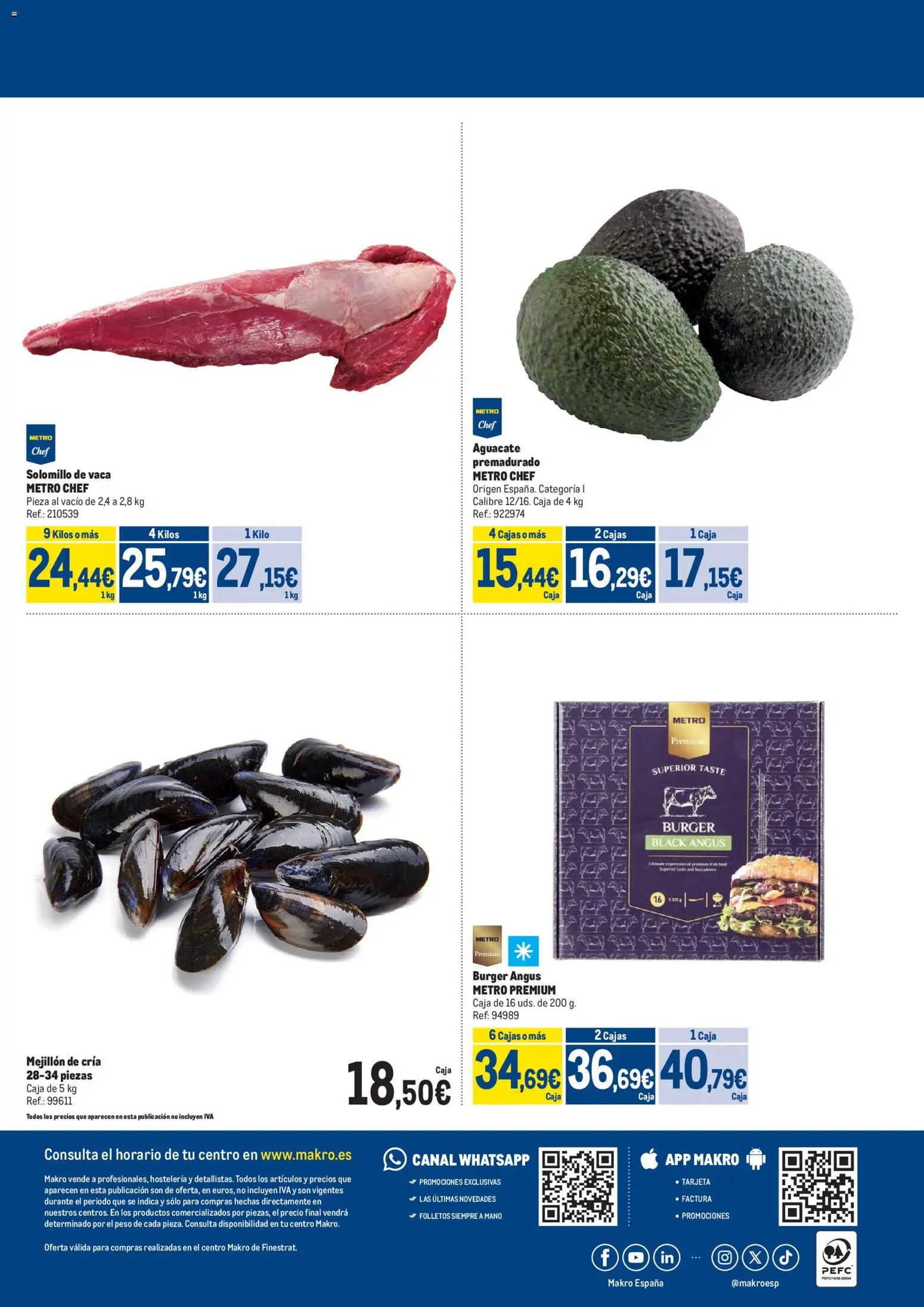 Makro Bienvenido Verano Finestrat │ válido desde el 01/06/2026 | Página: 4 | Productos: Peso, Caja
