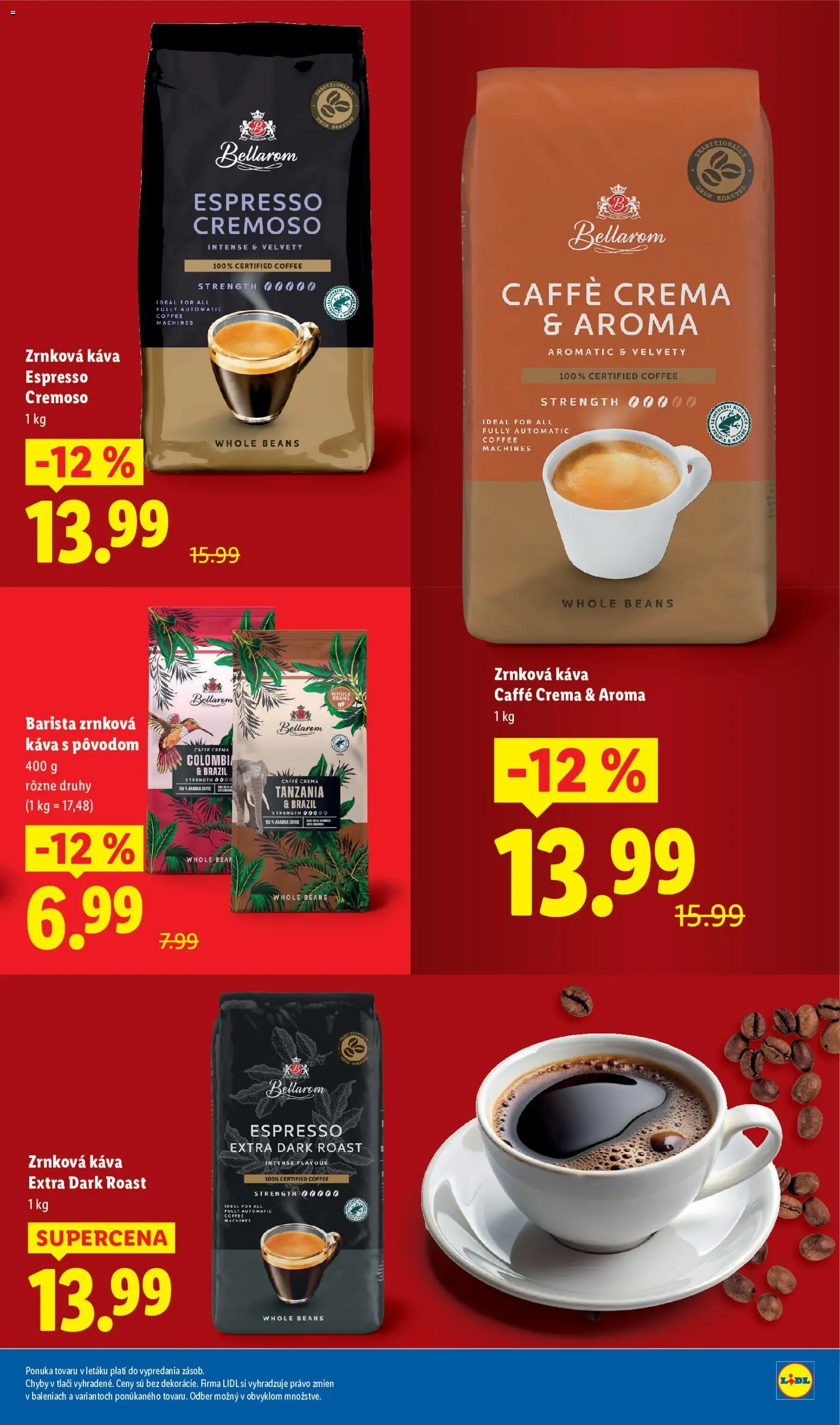 Nové Lidl akcie – leták je platný od 01.06.2026 | Strana: 5 | Produkty: Káva, Barista, Rum, Zrnková káva