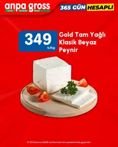 17 Temmuz 2026 tarihinden itibaren geçerli olan Anpa Gross kataloğu önizlemesi
