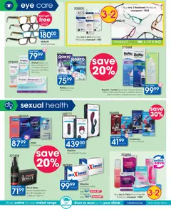 Clicks specials catalogue – valid from 23.04.2026 | Page: 24 | Products: Glasses, Switch, Supplements, Peach