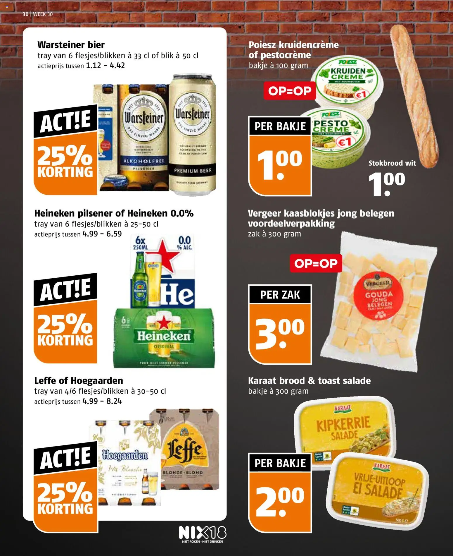 {H1} | Pagina: 30 | Producten: Brood, Bier, Zak, Gouda