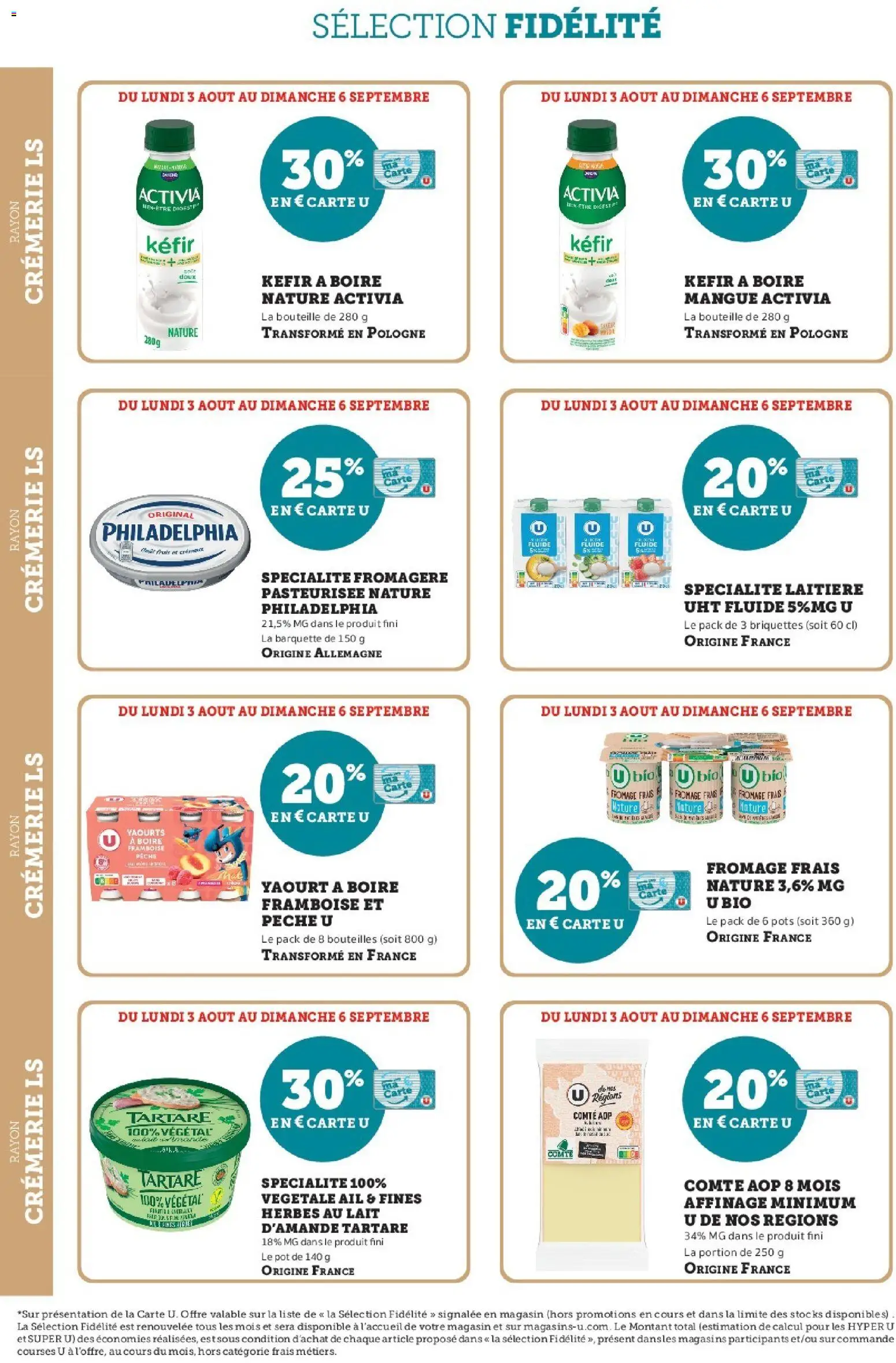{H1} | Page: 6 | Produits: Ail, Yaourt à boire, Fromage, Fromage frais