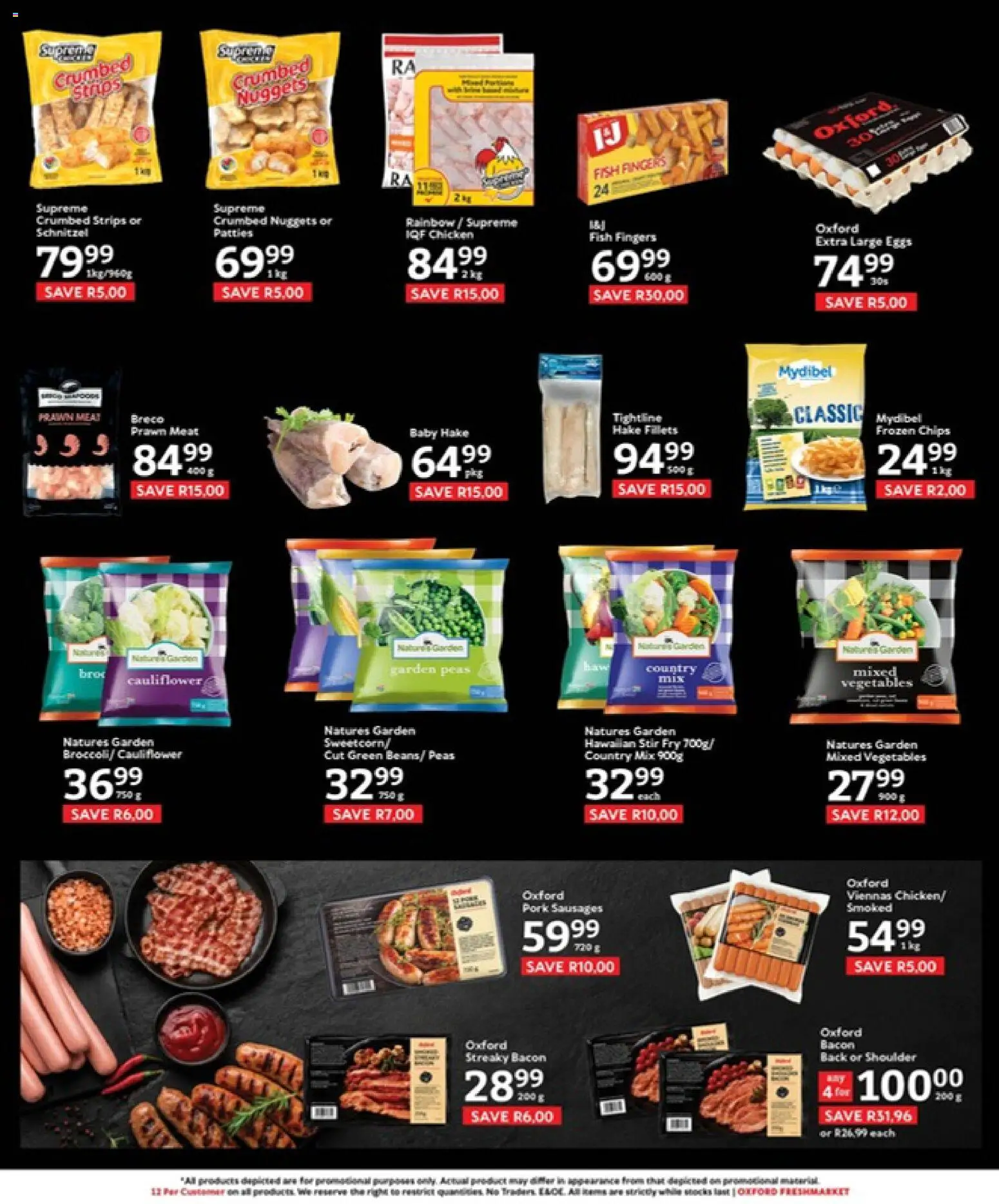New Oxford Freshmarket catalogue – valid from 02/09/2026 | Page: 11 | Products: Cauliflower, Eggs, Pork, Chips