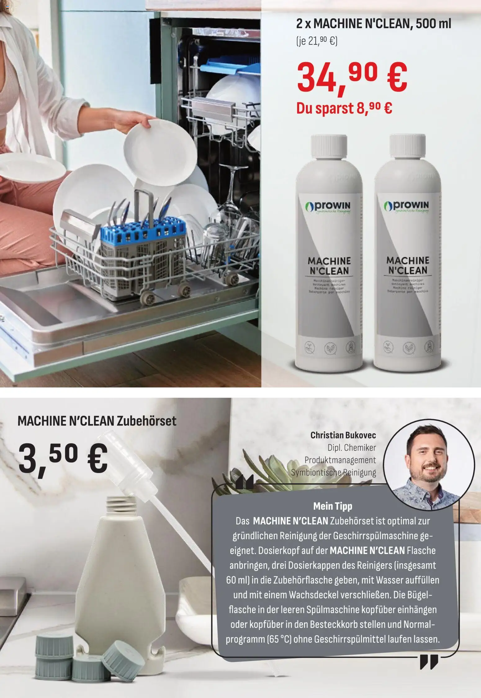 Angebote ProWIN Februar/März 2026 – gültig ab 01.02.2026 | Seite: 8 | Produkte: Geschirrspülmaschine, Wasser, Geschirrspülmittel