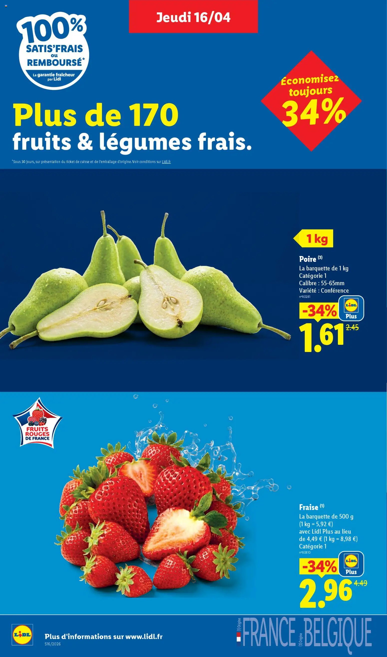 {H1} | Page: 2 | Produits: Fraise, Poire