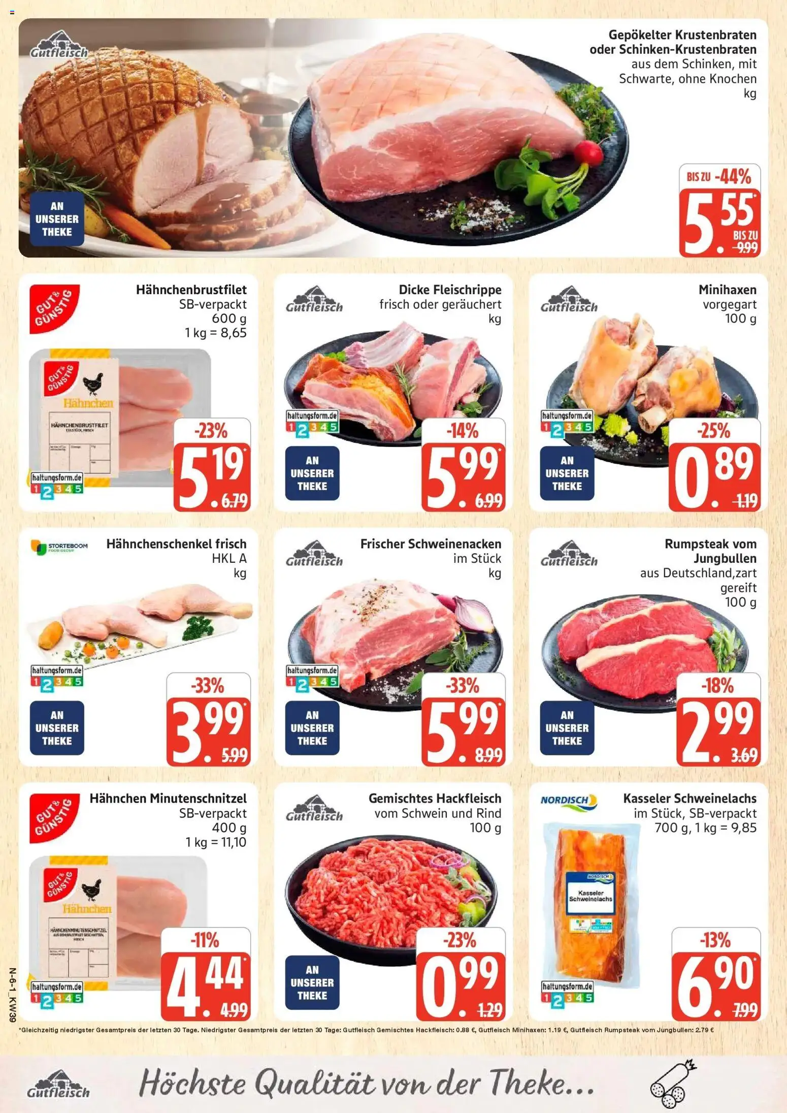 Marktkauf Prospekt Buxtehude (ab 21.09.2026) » Angebote online | Seite: 6 | Produkte: Hahnchen, Hahnchenschenkel, Theke, Hackfleisch