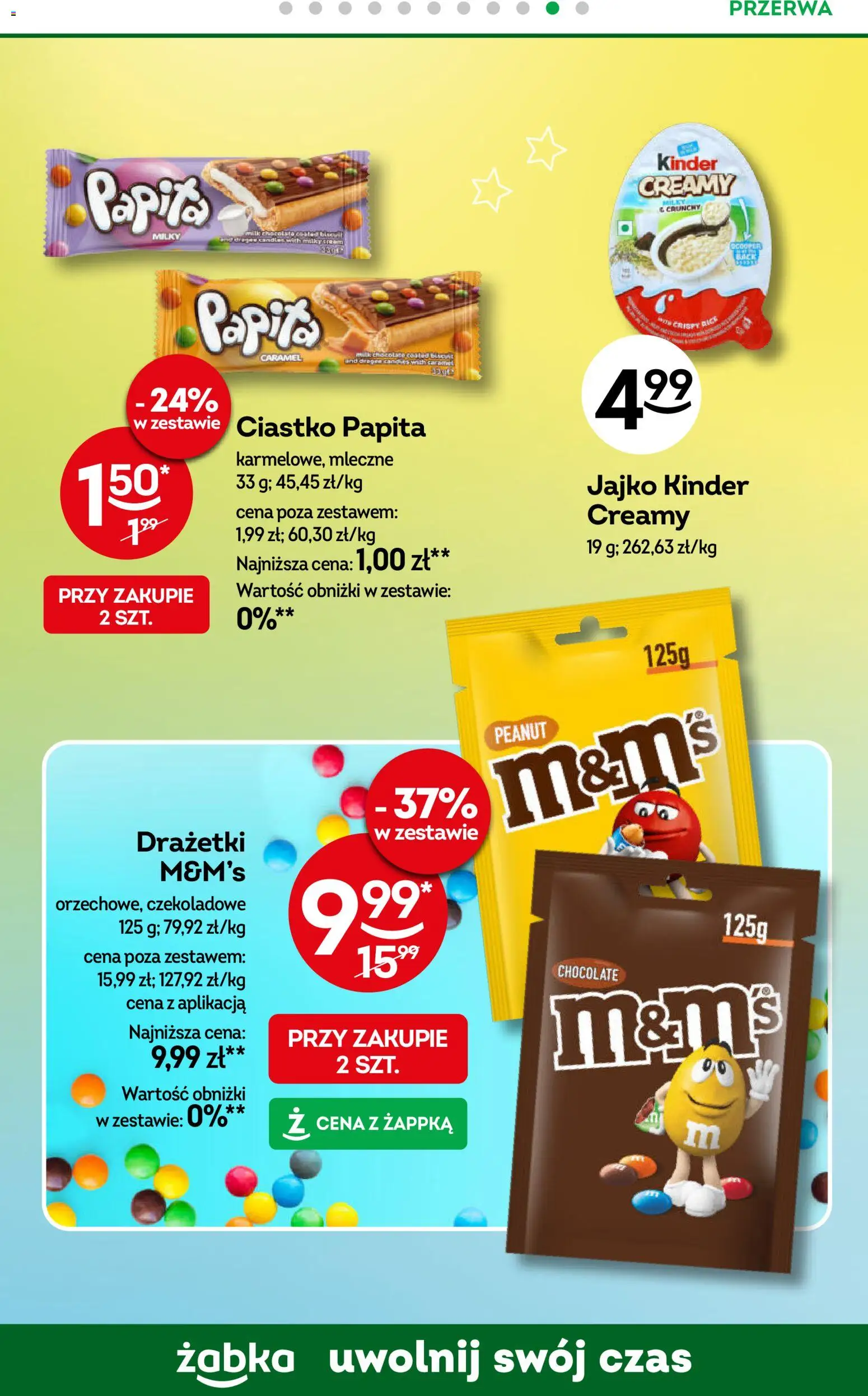 Żabka gazetka od 07.10.2026 | Strona: 65 | Produkty: M&M's