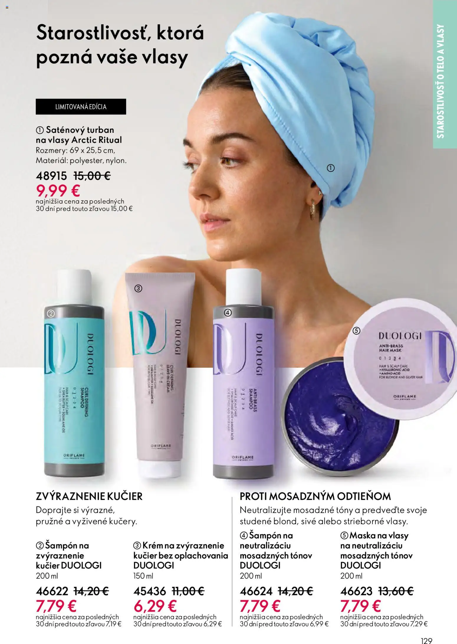 Nové Oriflame akcie – leták je platný od 15.04.2026 | Strana: 129 | Produkty: Šampón, Maska na vlasy, Maska, Krém