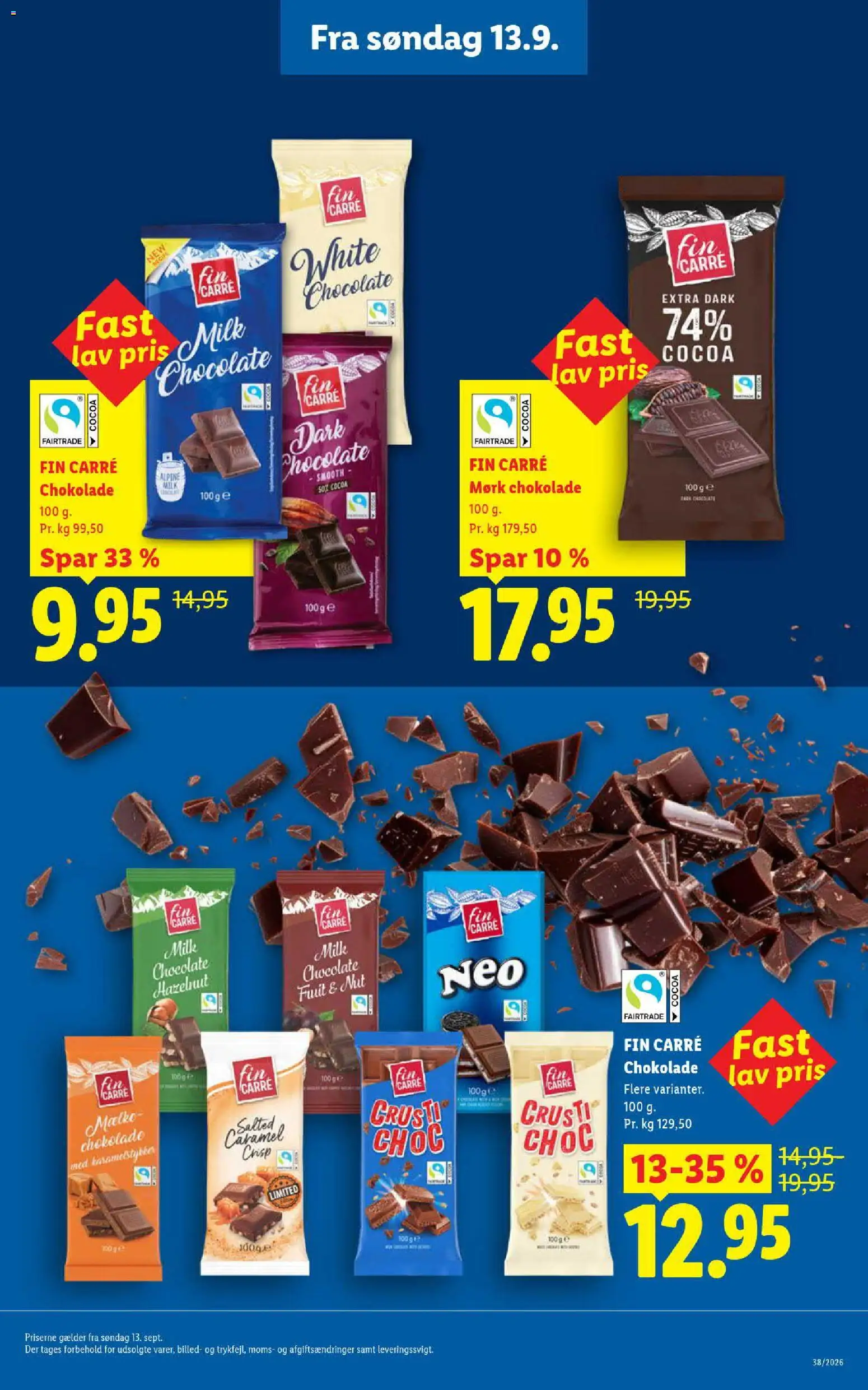 Lidl tilbudsavis – gyldig fra 13/09/2026 | Side: 5 | Produkter: Chokolade