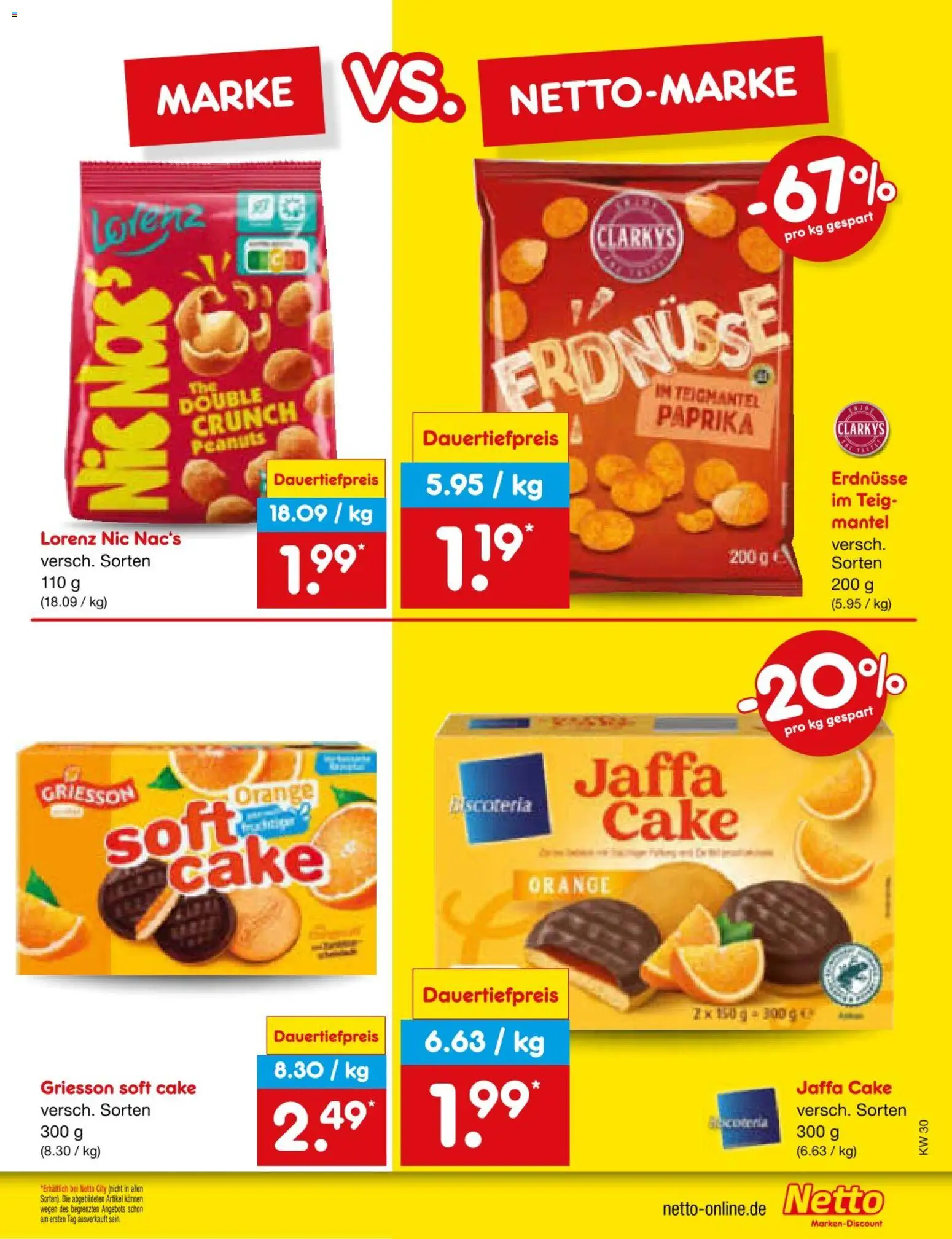 Netto Marken-Discount Prospekt – gültig ab 20.07.2026 | Seite: 11 | Produkte: Erdnüsse, Paprika, Mantel
