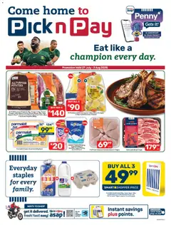 Pick n Pay specials catalogue – valid from 27/07/2026