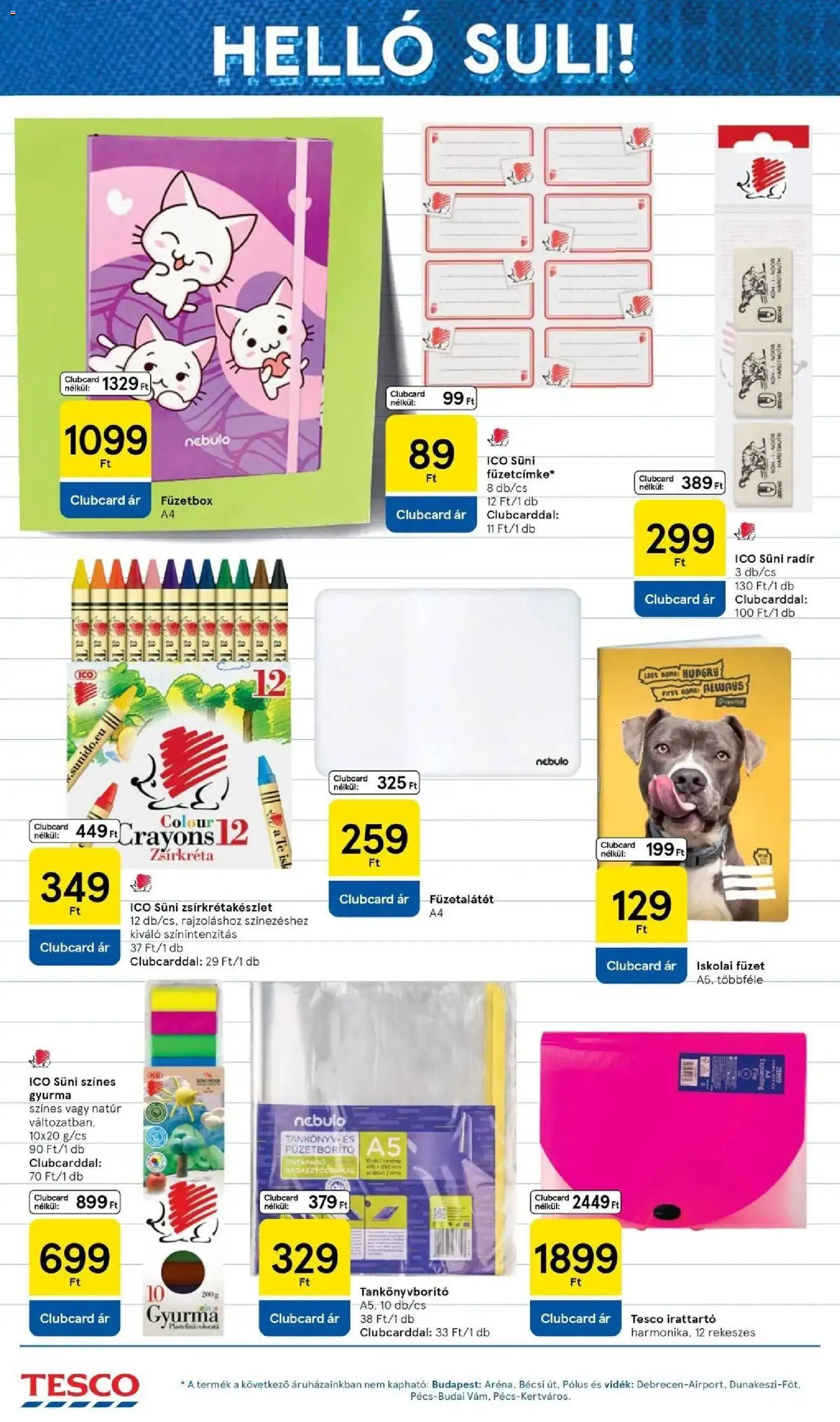 Tesco akciós ujság - amely érvényes a következő dátumtól: 2026.08.18. | Oldal: 34 | Termékek: Gyurma, Zsírkréta, Always