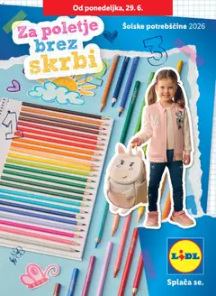 Lidl katalog akcije – veljaven od 29.06.2026