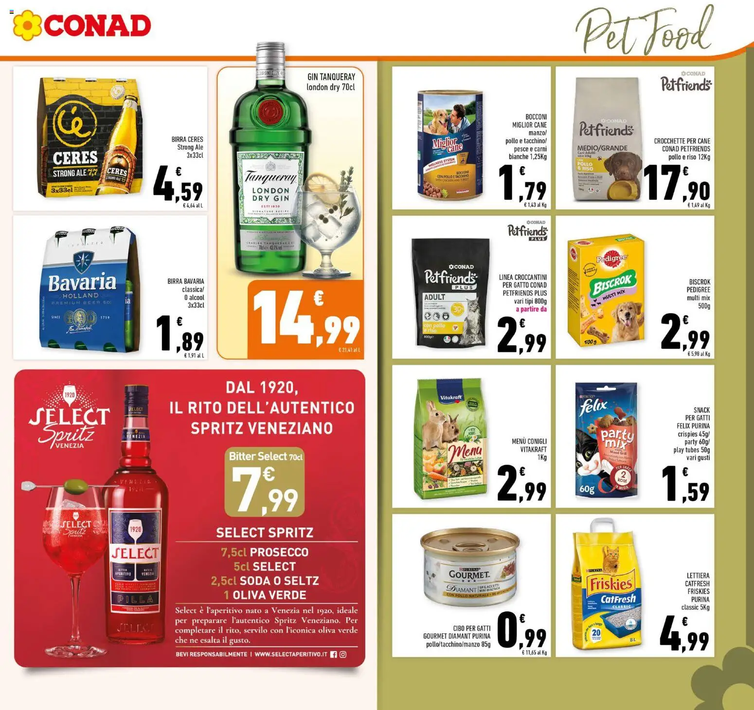 Volantino Conad del 20.05.2026 | Pagina: 17 | Prodotti: Pesce, Prosecco, Tacchino, Aperitivo