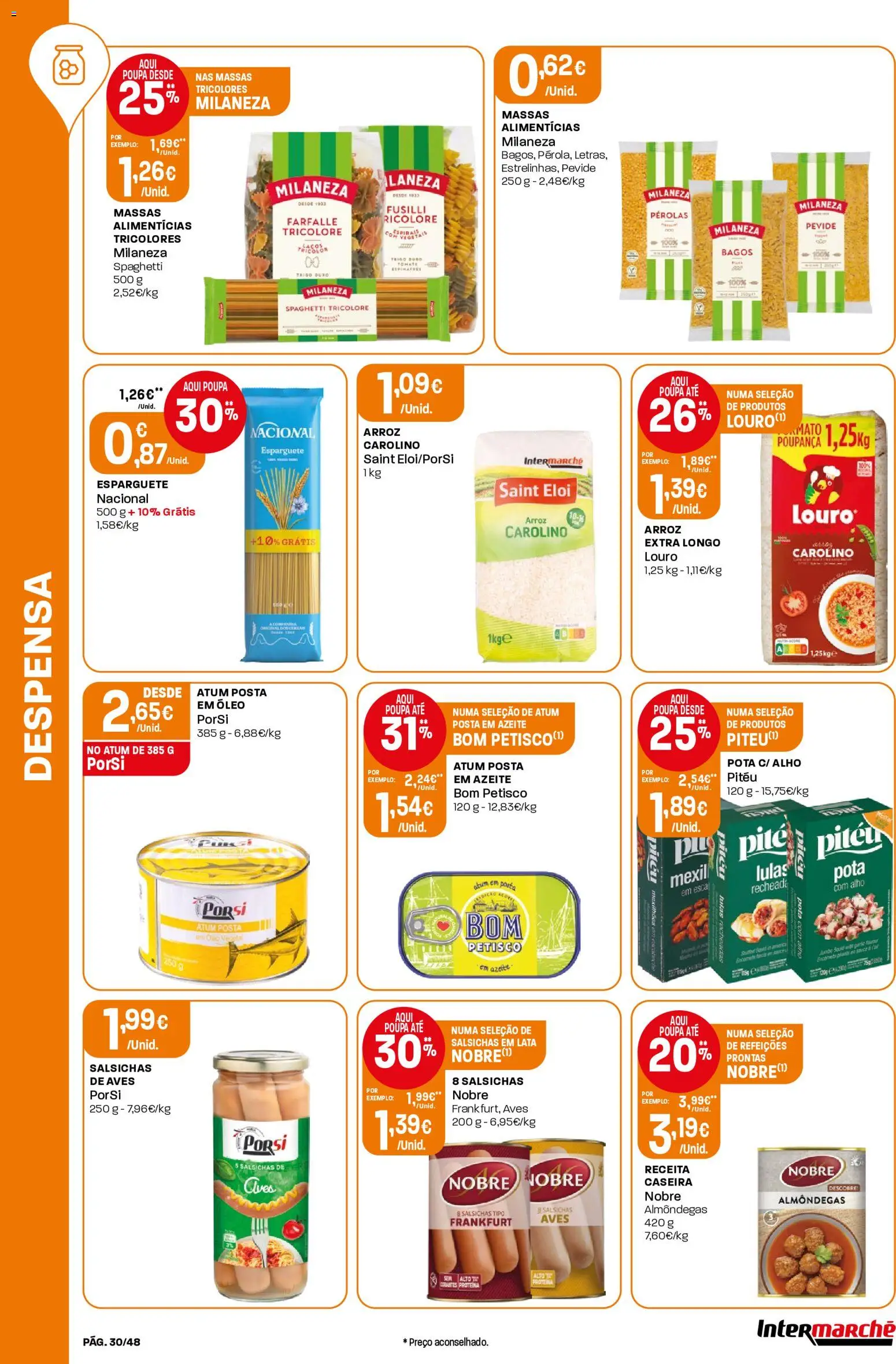Intermarché folheto | 30/04/2026 |  🎉 Como obter um desconto limitado? Poupe ainda hoje! | Portugal
