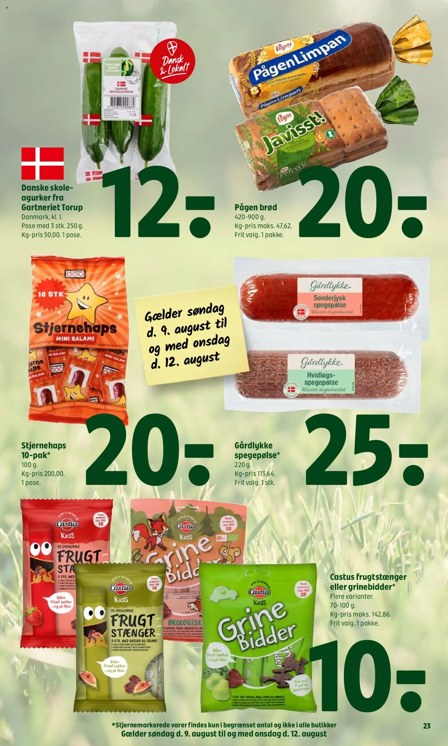 Coop 365 tilbudsavis – gyldig fra 06/08/2026 | Side: 29 | Produkter: Brød, Agurker, Sukker, Figner