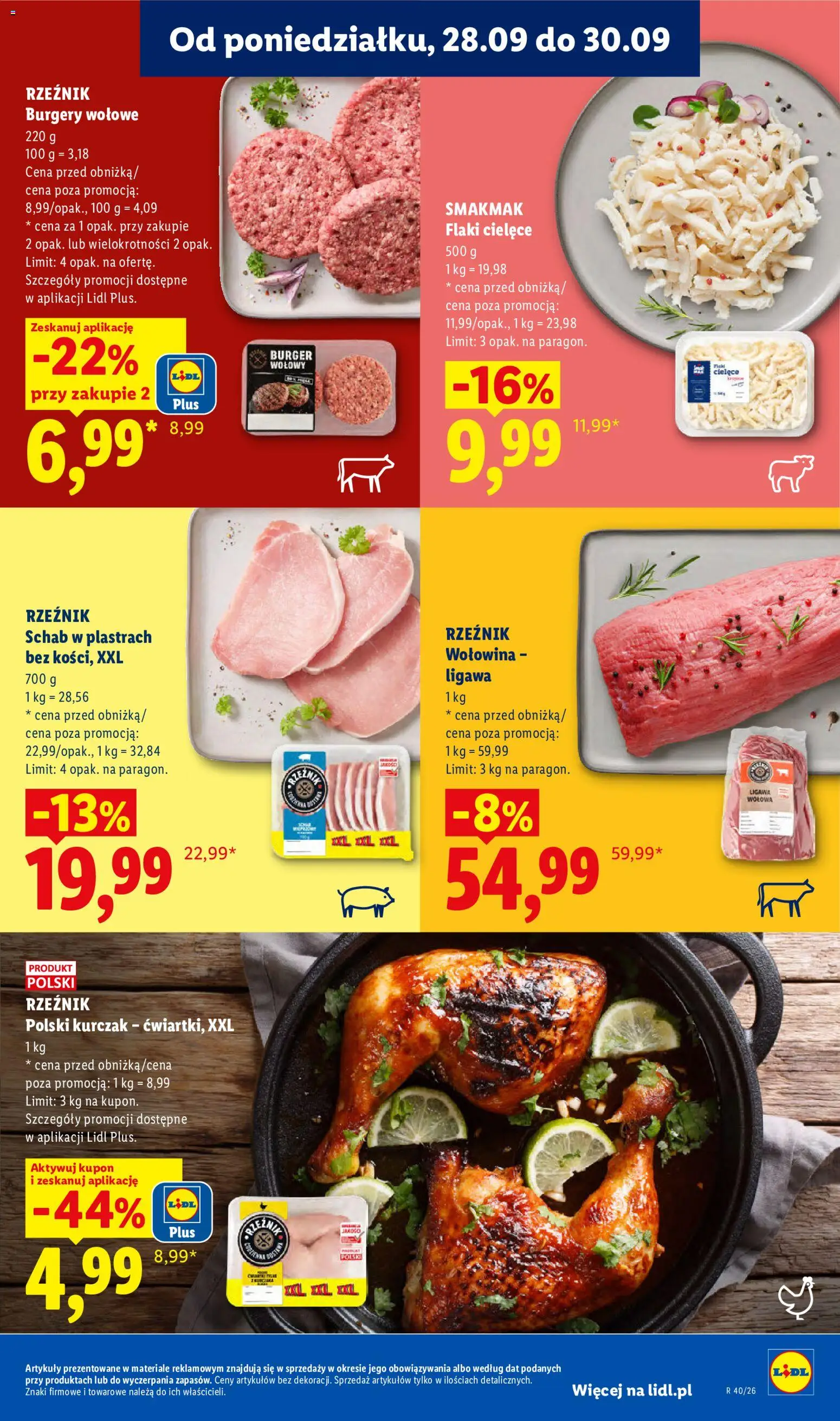 Lidl Polsko leták od 28.09.2026 | Strana: 55 | Produkty: Burger